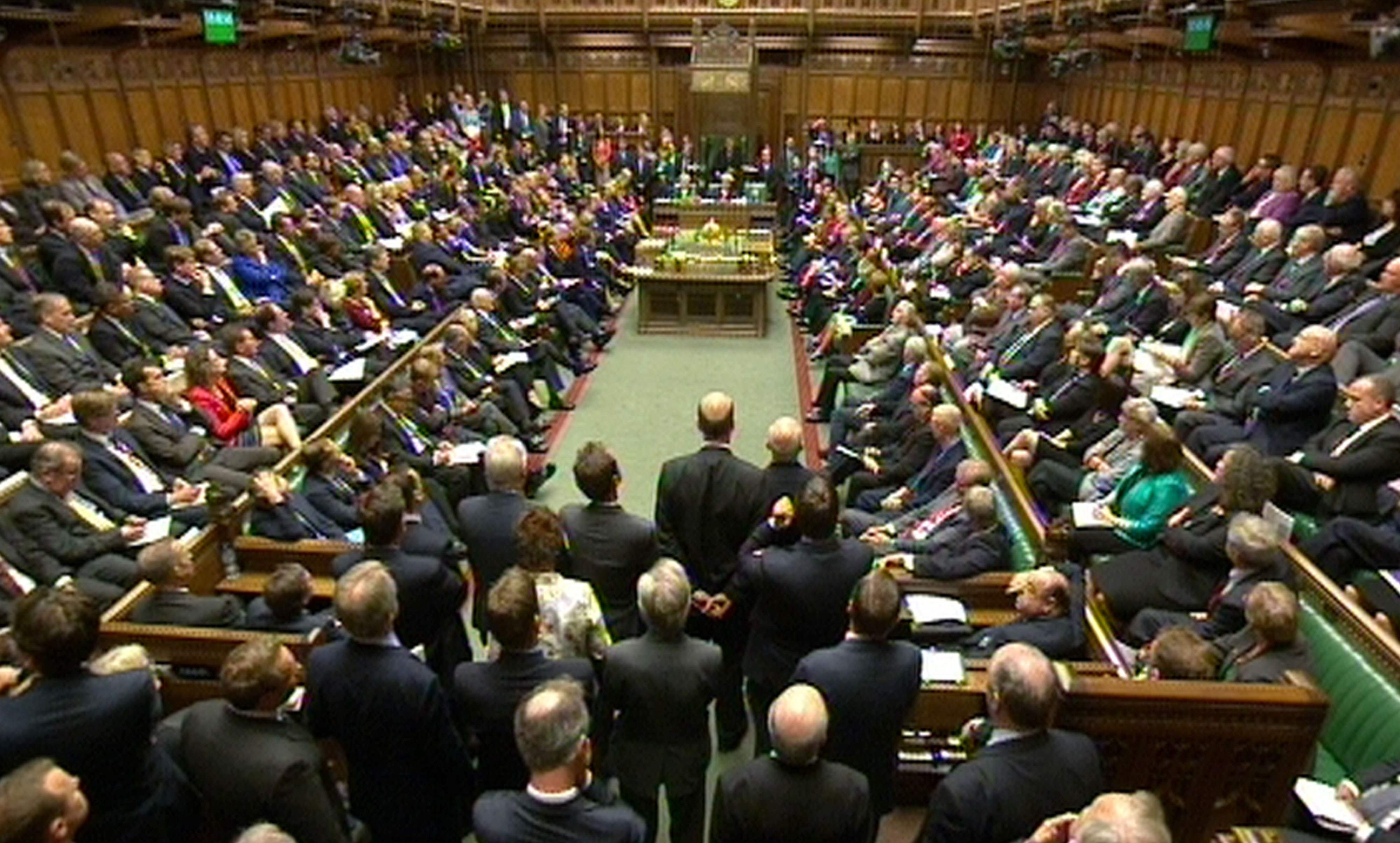 Parliament debates military action against ISIS at the House of Commons, London on Sept. 26, 2014.