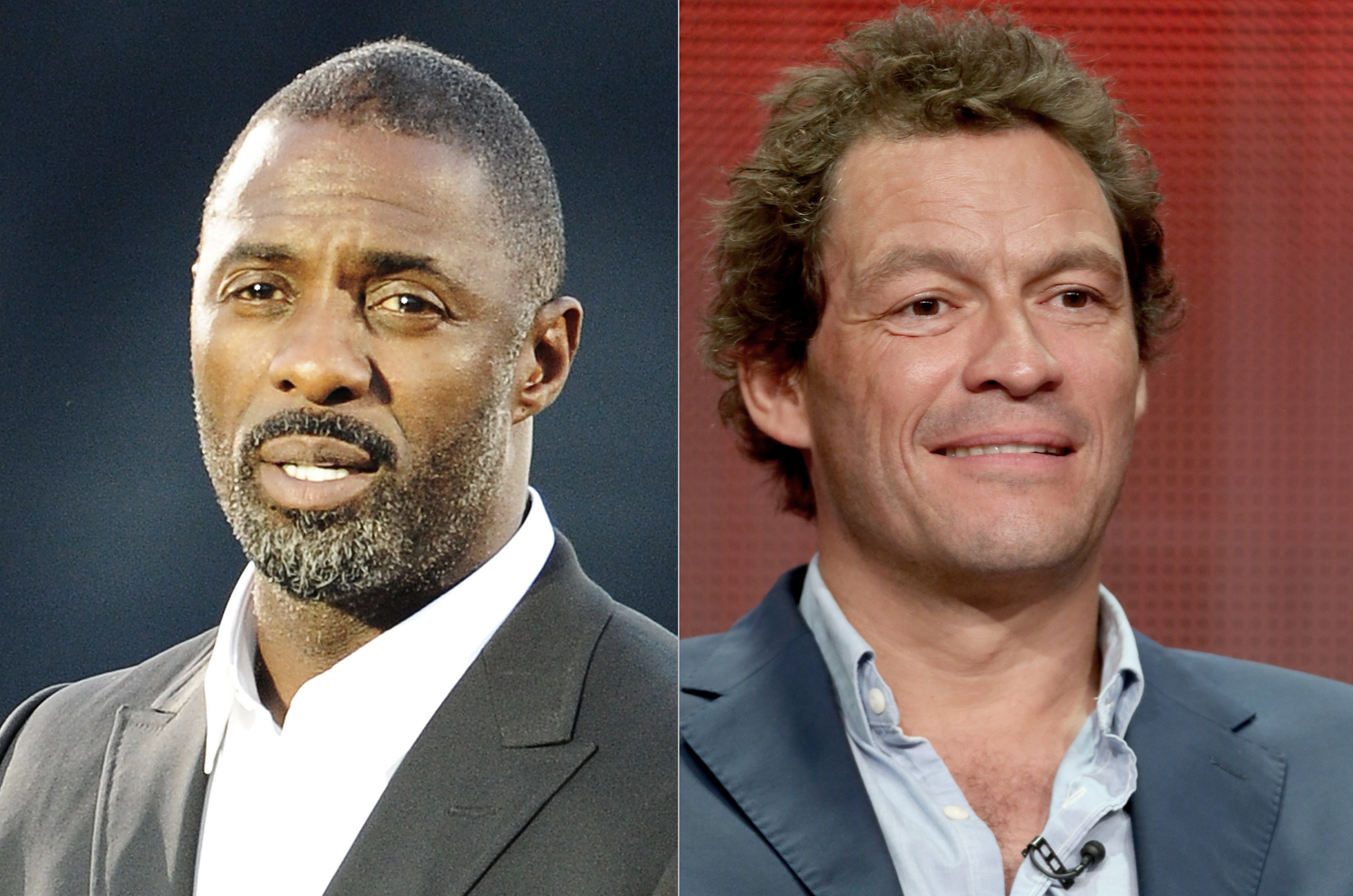 Idris Elba and Dominic West (Dave J Hogan—Getty Images for Invictus Games;  Frederick M. Brown—Getty Images)