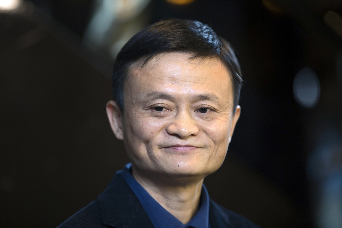 Jack Ma, chairman of Alibaba Group Holding Ltd., in Hong Kong on  Sept. 15, 2014. (Brent Lewin — Bloomberg / Getty Images)