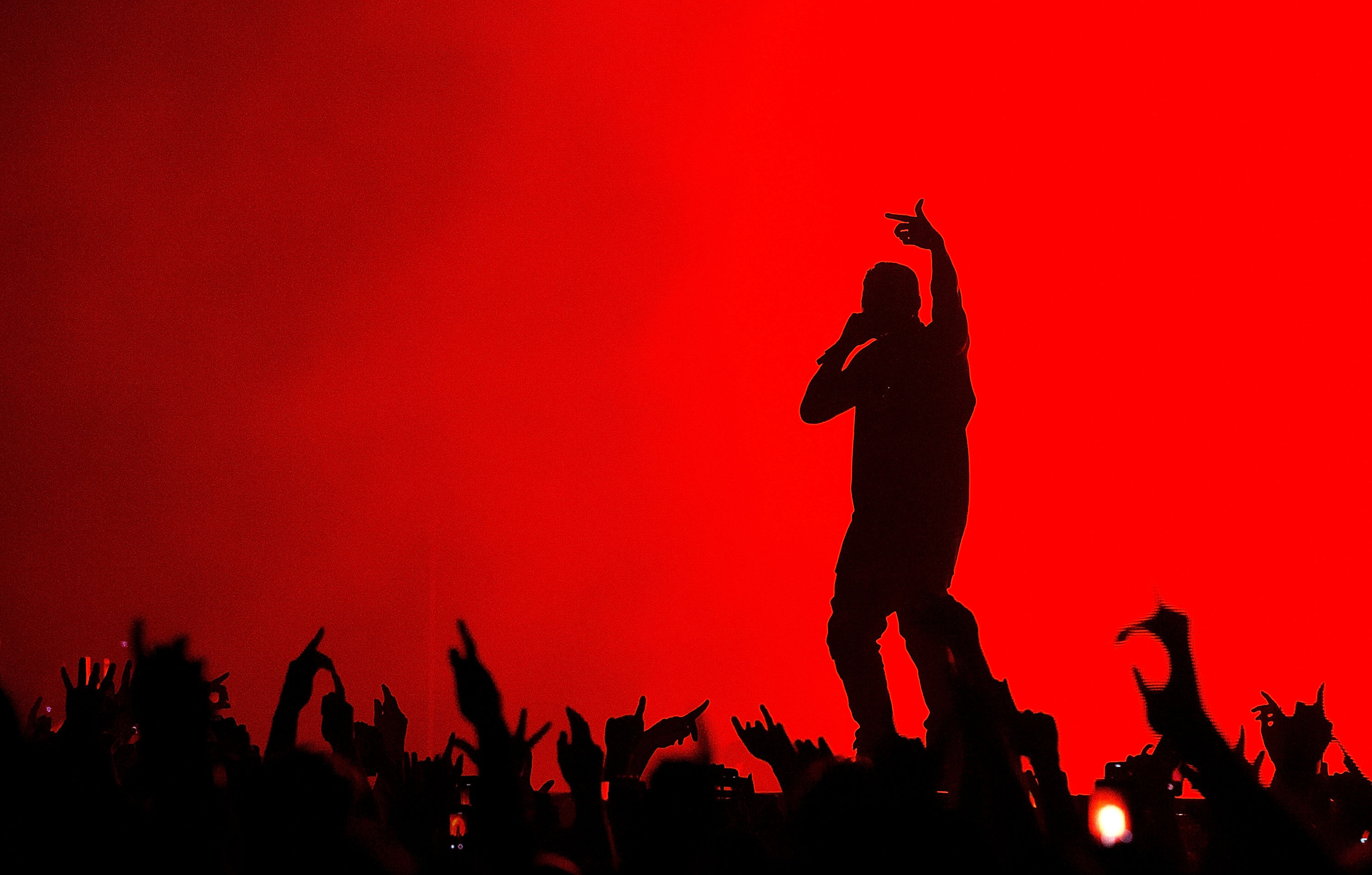 Oh, sit down: Kanye in Sydney, where everyone must stand