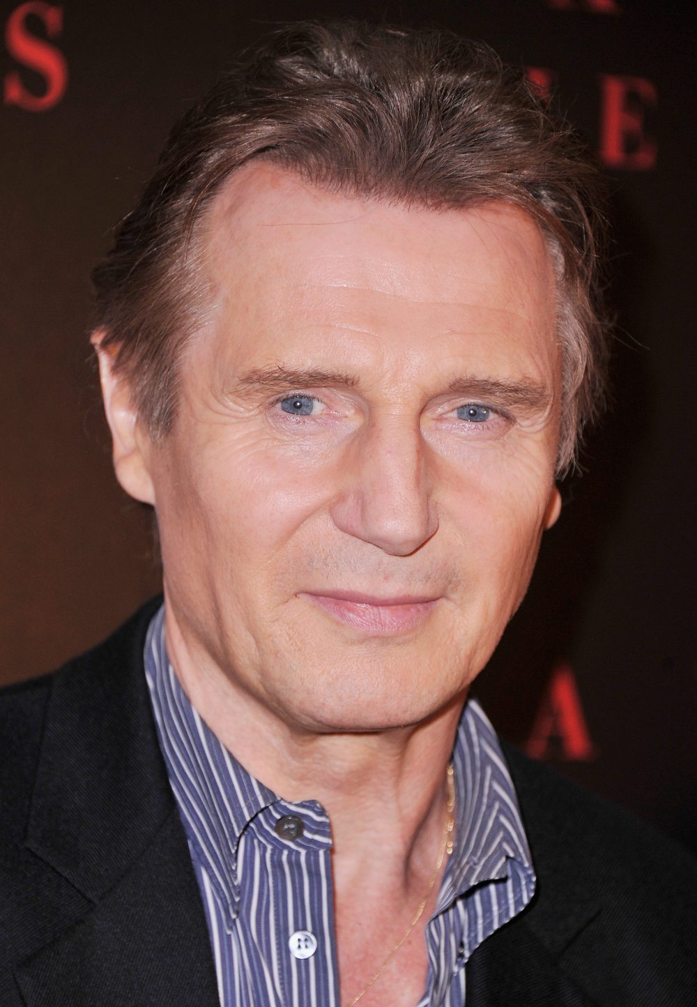 Actor Liam Neeson attends the Universal Pictures and Cross Creek Pictures with The Cinema Society screening of 