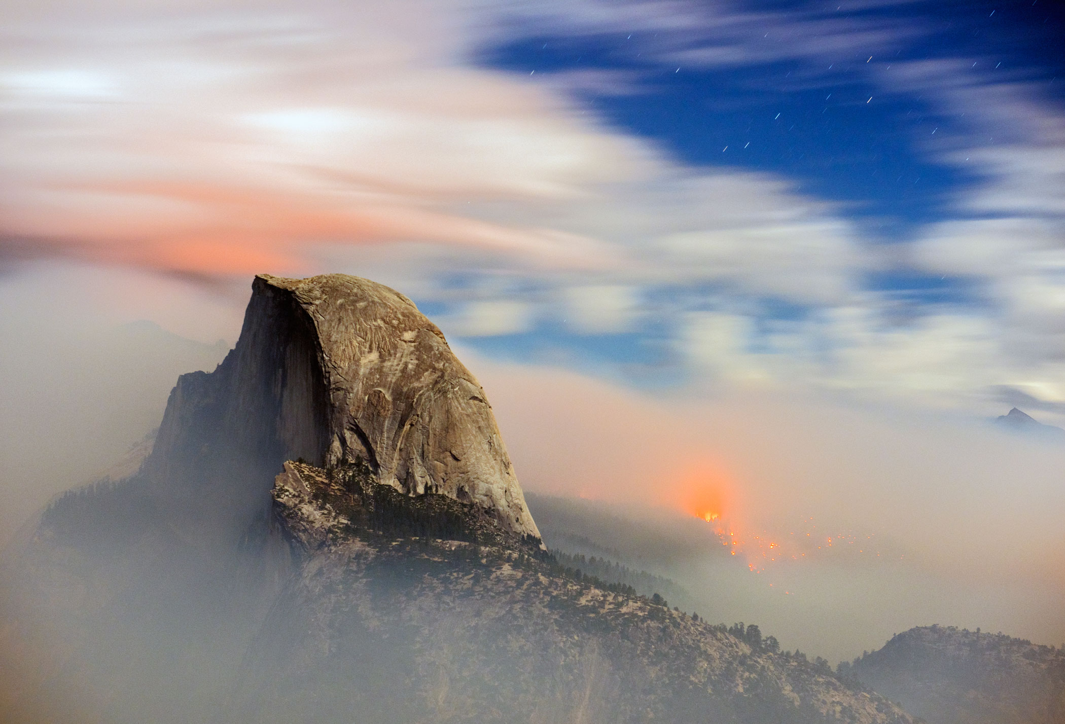 Yosemite Meadow Fire Wildfire