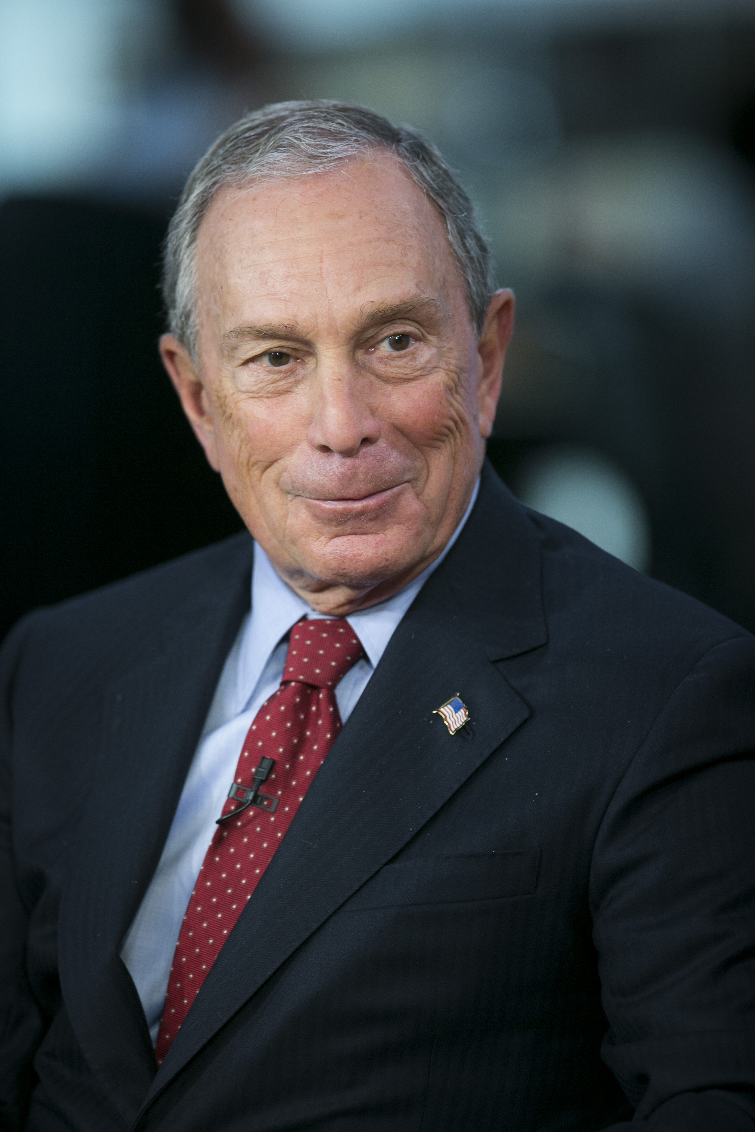 Michael Bloomberg during a Bloomberg Television interview with Lloyd Blankfein, chief executive officer of Goldman Sachs Group Inc. (not pictured) in New York City on June 3, 2014. (Scott Eells—Bloomberg/Getty Images)