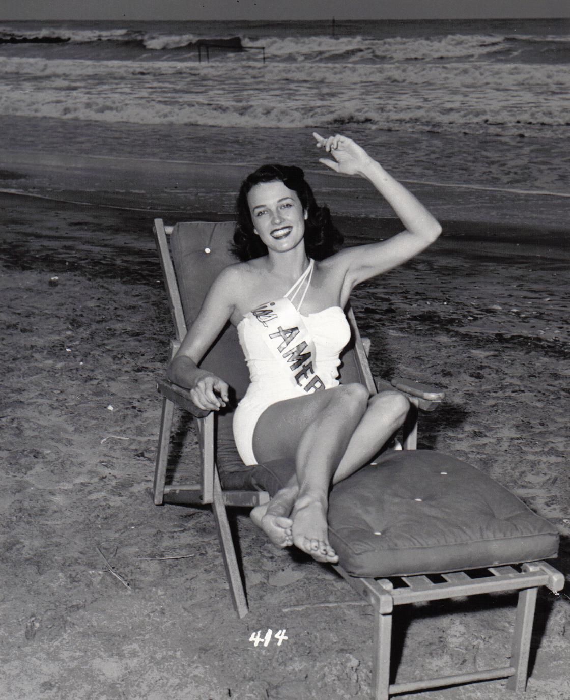 Neva Langley, the 1953 winner of the Miss America contest.