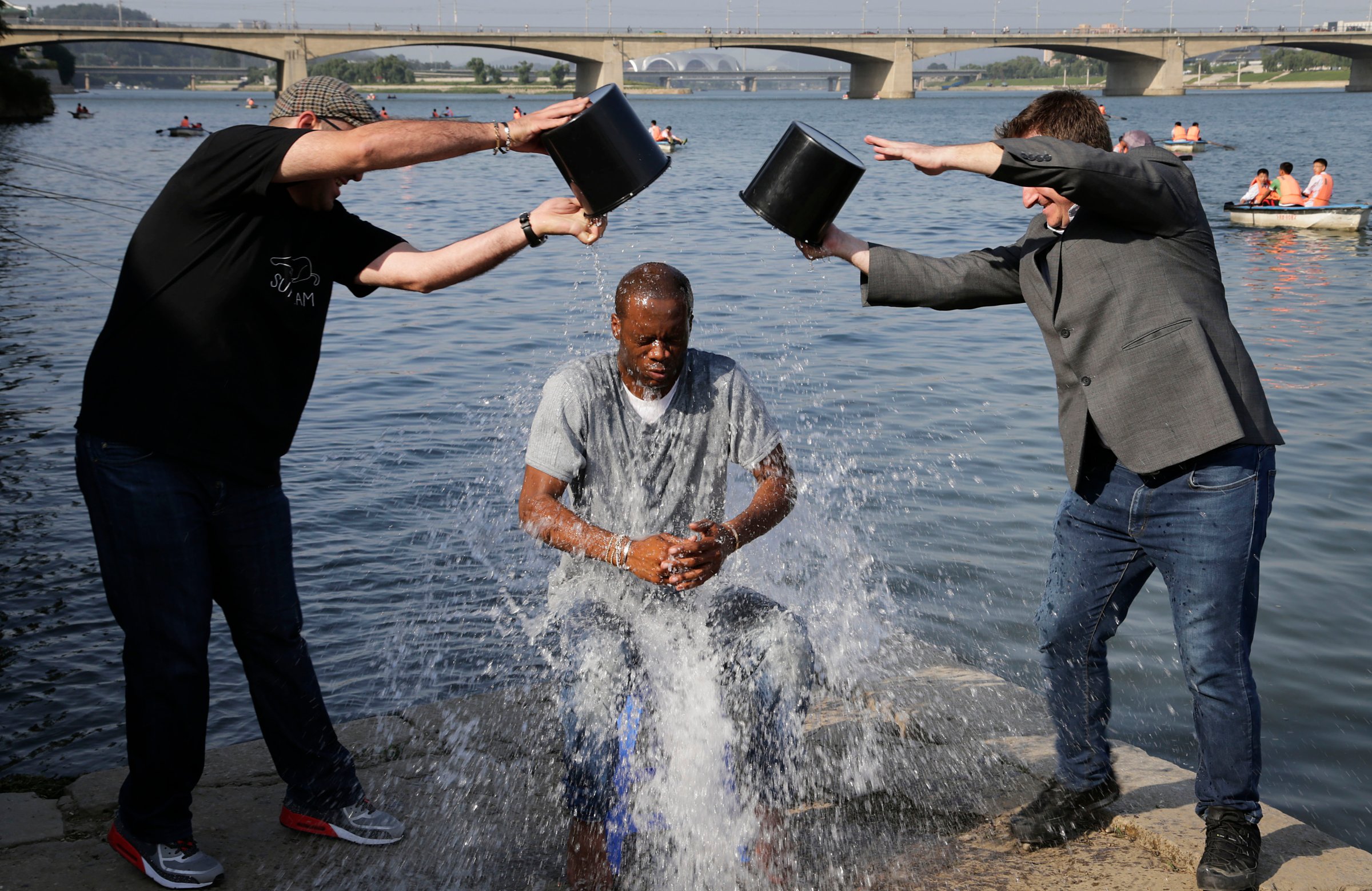 ALS Ice Bucket Challenge North Korea Pras Michel