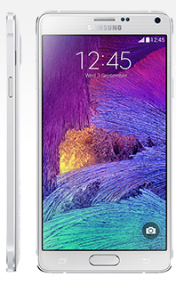 Samsung's Galaxy Note 4 sports a high-resolution 5.7-inch screen and a UV sensor (Samsung)