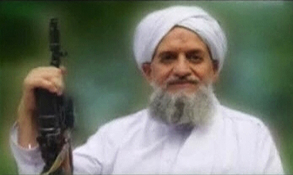 Al-Qaeda's leader, Ayman al-Zawahiri, is seen in this still image taken from a video released on Sept. 12, 2011 (Reuters TV)