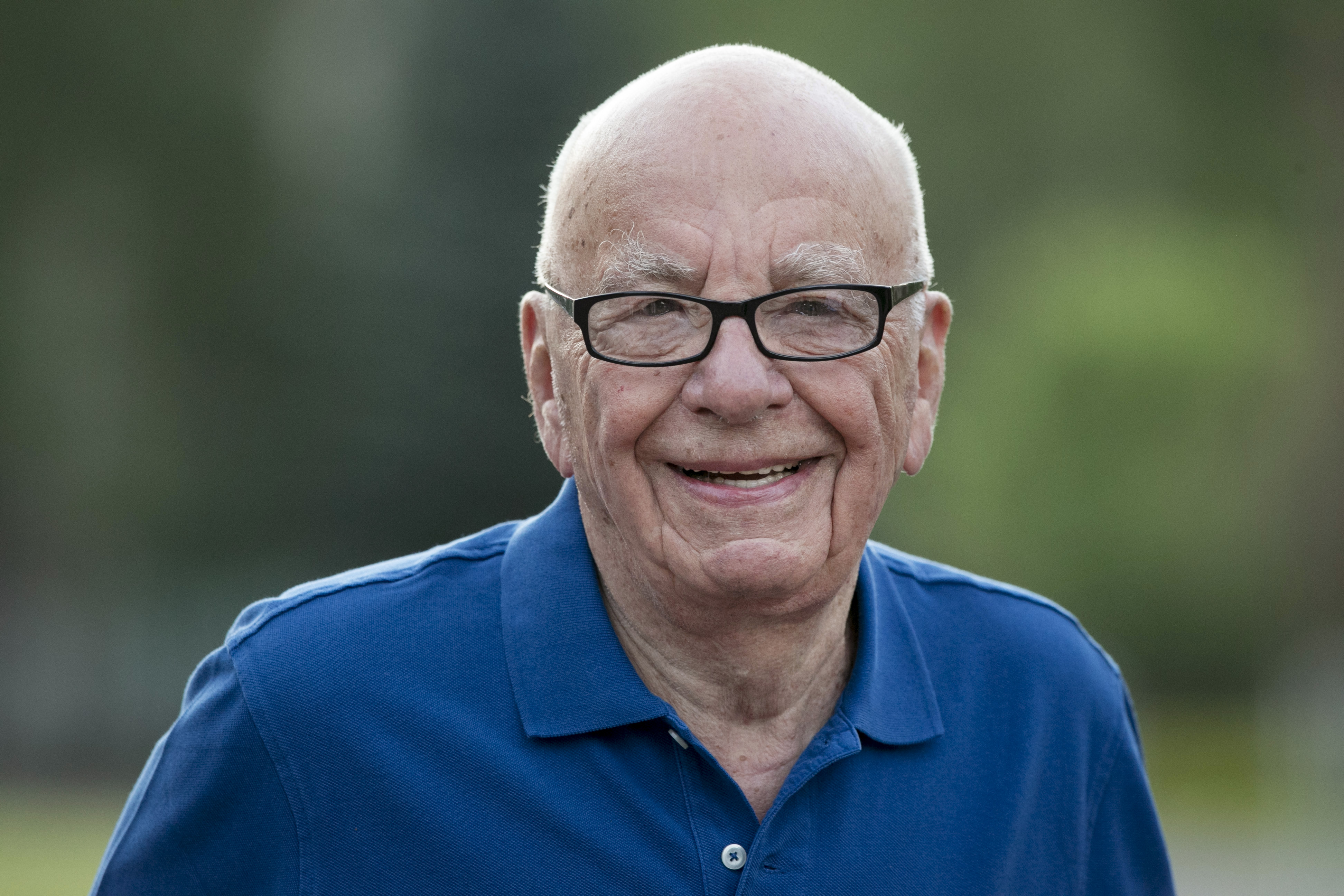 Rupert Murdoch, chairman of News Corp., arrives to a morning session at the Sun Valley Lodge during the Allen &amp; Co. Media and Technology Conference in Sun Valley, Idaho, U.S., on Wednesday, July 9, 2014. (Bloomberg&mdash;Bloomberg via Getty Images)