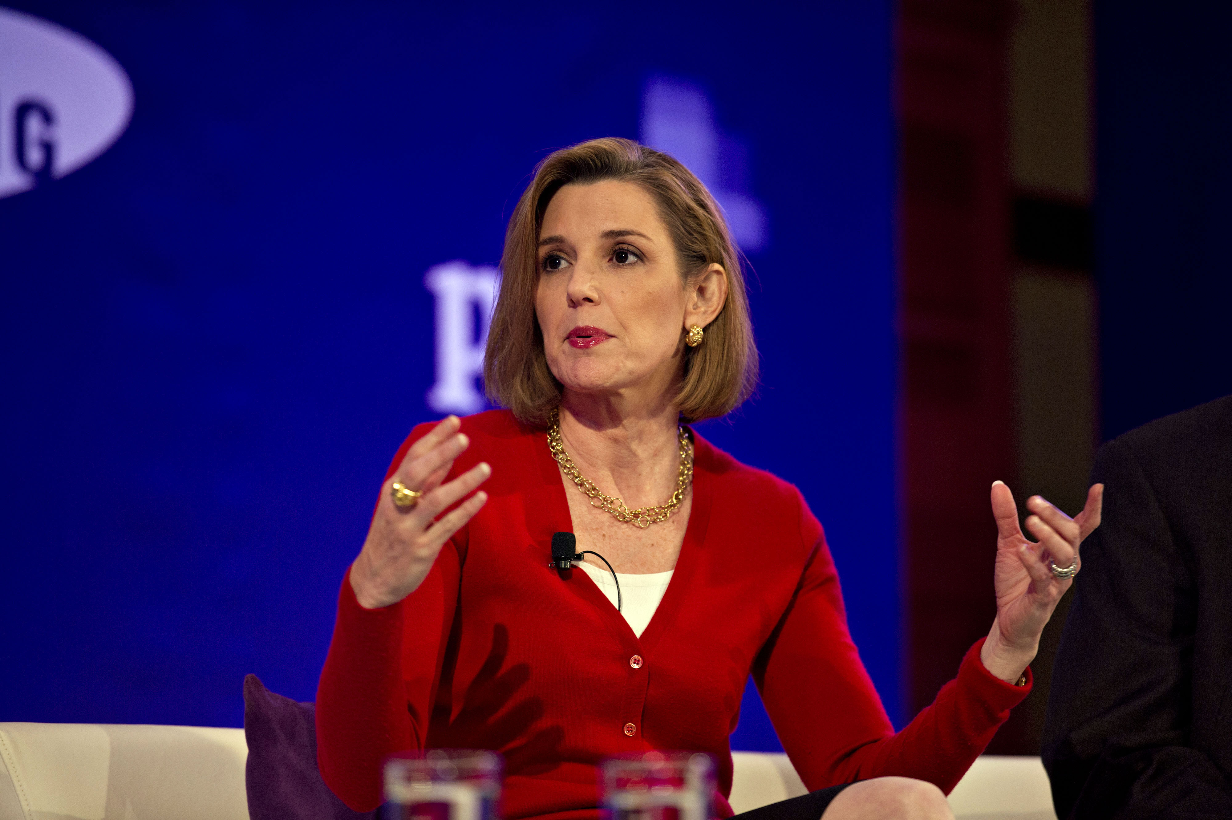 Sallie Krawcheck, owner of Ellevate Network, speaks at the Bloomberg Year Ahead: 2014 conference in Chicago, Illinois, U.S., on Wednesday, Nov. 20, 2013. (Bloomberg/Getty Images)