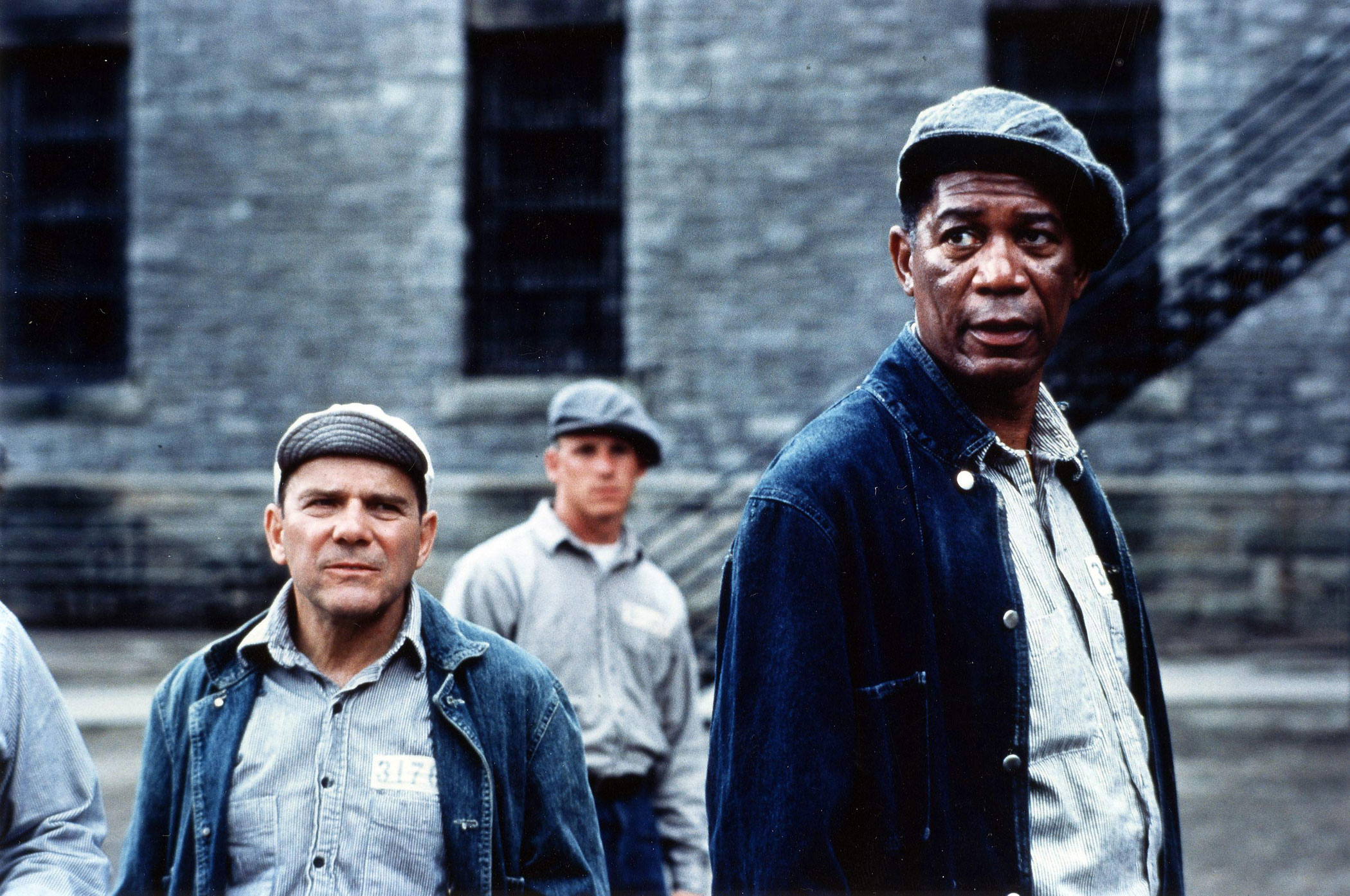 Morgan Freeman's audio was recorded before the movie. Director Frank Darabont would play it during takes for the actors.