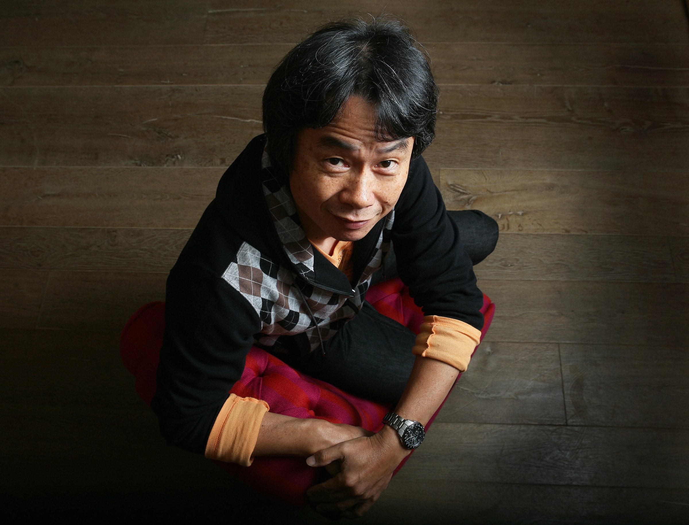 Japanese Ninento artist and game designer Shigeru Miyamoto is pictured in London, on October 21, 2008.