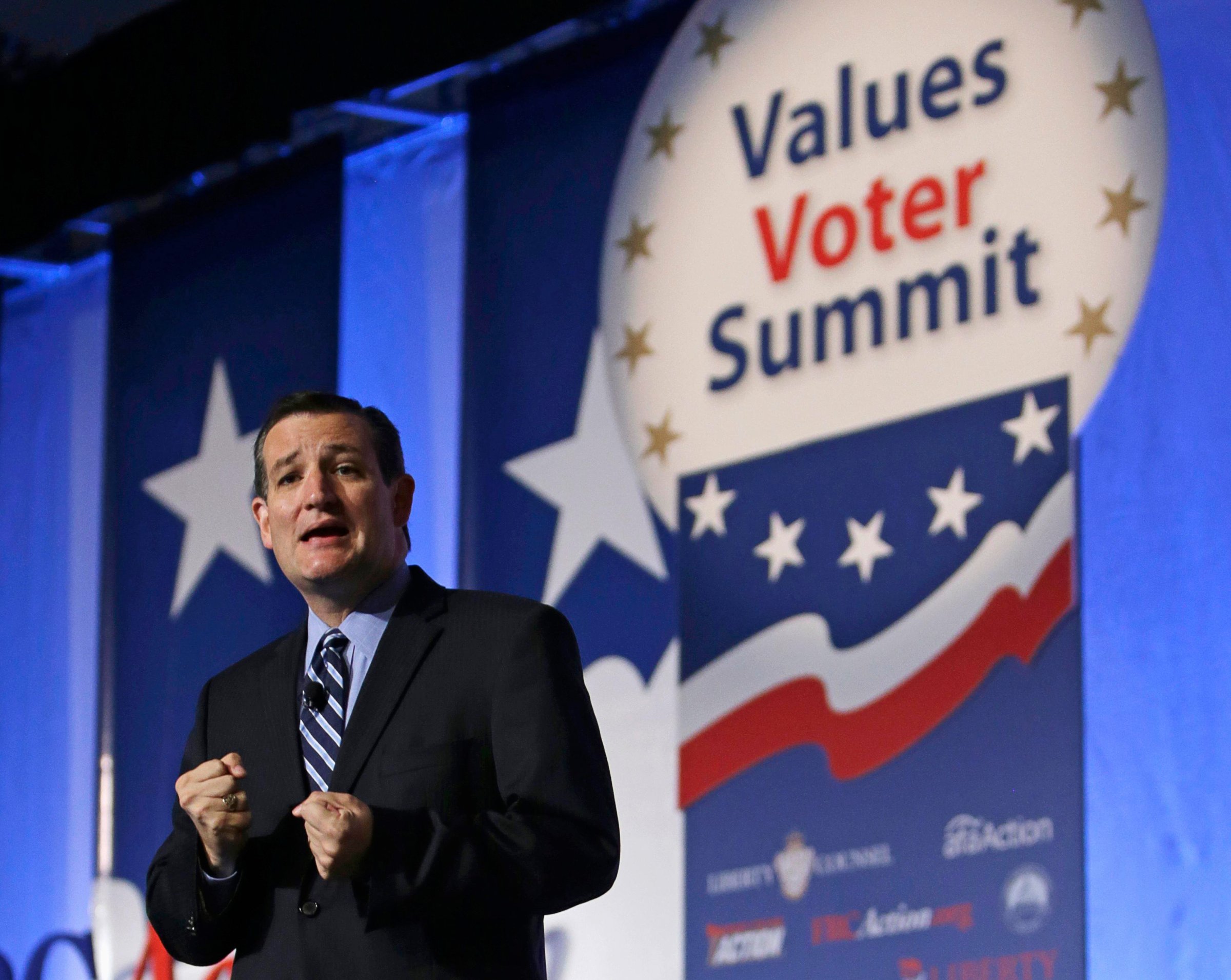 U.S. Senator Cruz delivers remarks at Values Voter Summit in Washington
