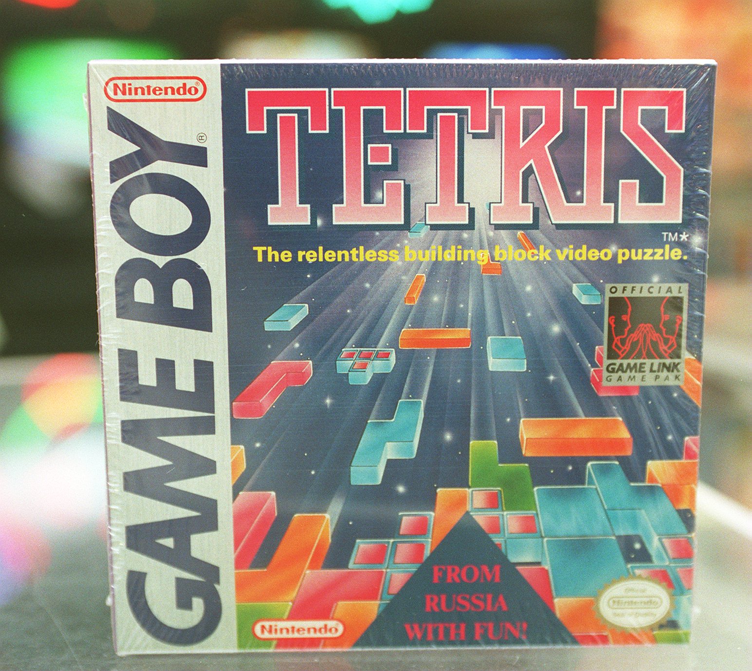 The cover of Nintendo Game Boy game, "Tetris." (Boston Globe&mdash;Boston Globe via Getty Images)