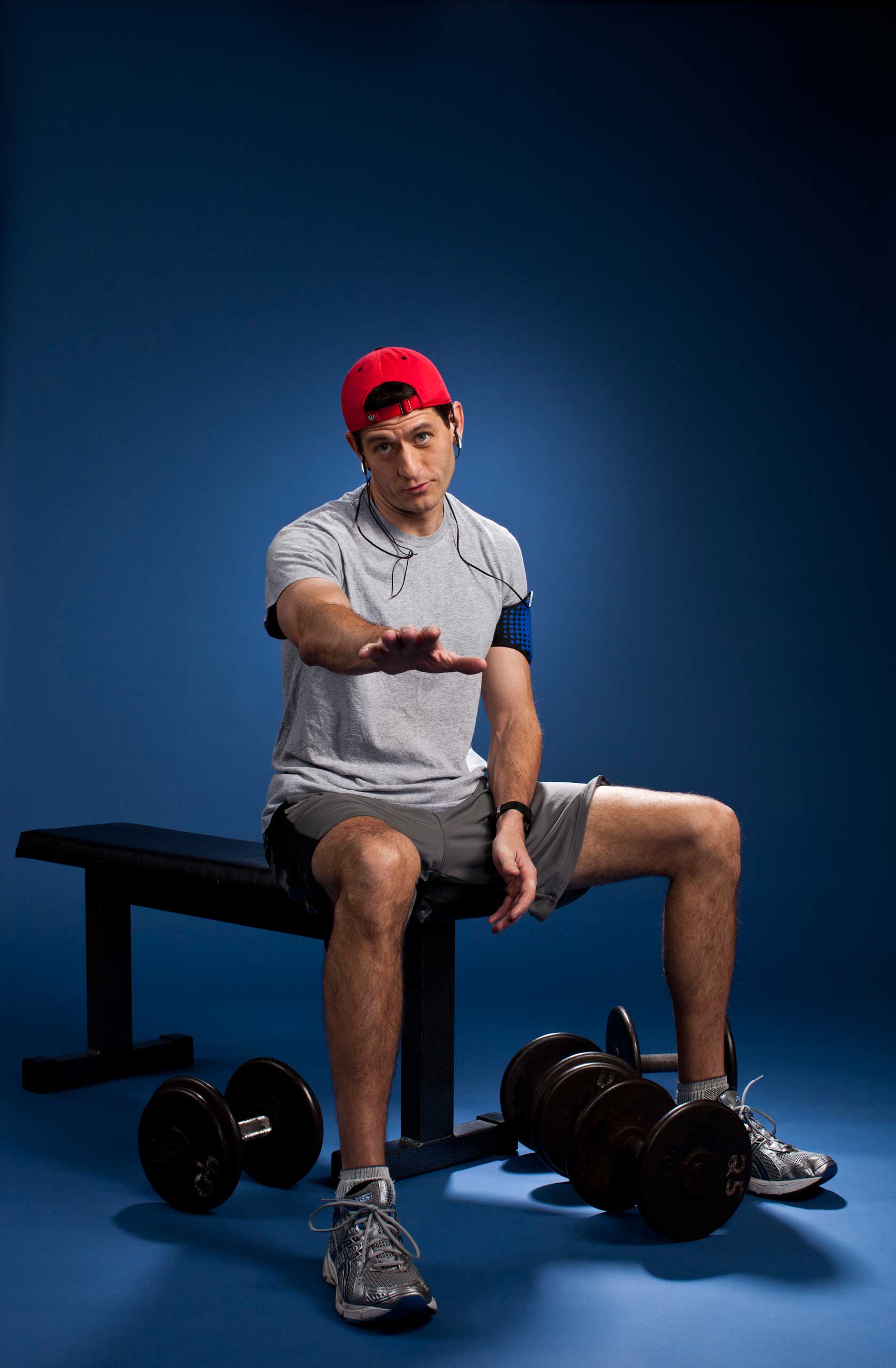 According to Tony Horton, you don't need a lot of equipment to get fit. Paul Ryan likes to use weights, but they aren't a necessity