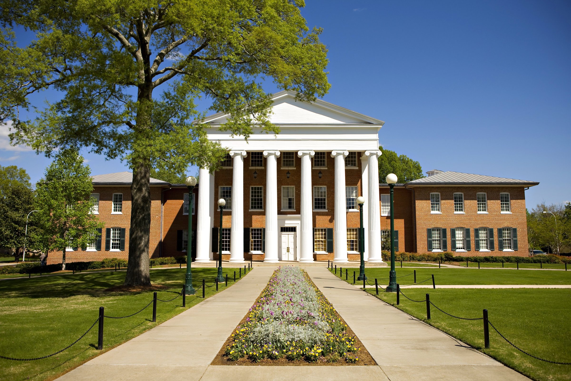 The Lyceum, oldest building on the campus of the University of Mississippi on April 12, 2008 in Oxford, Mississippi.