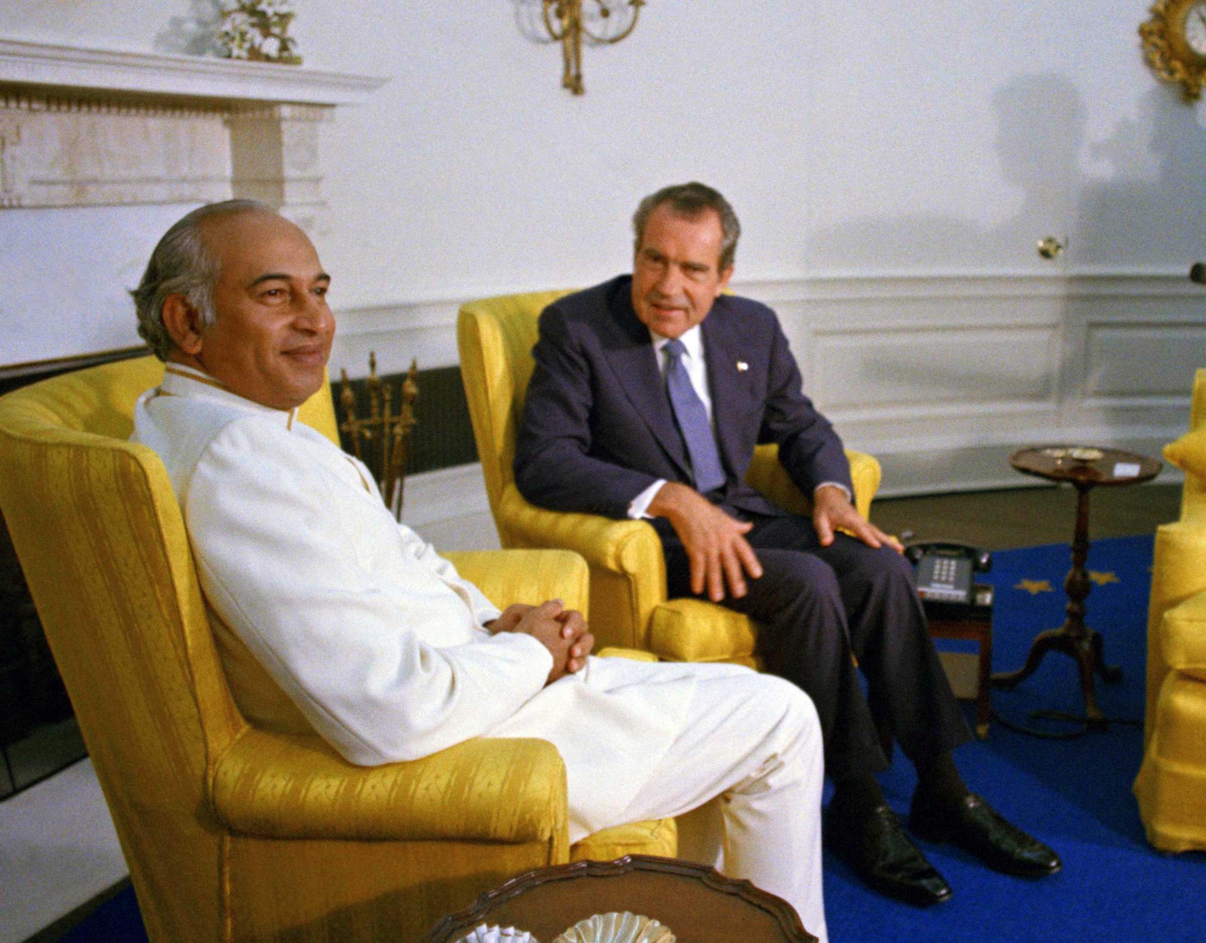 Richard Nixon, Zulfiqar Ali Bhutto