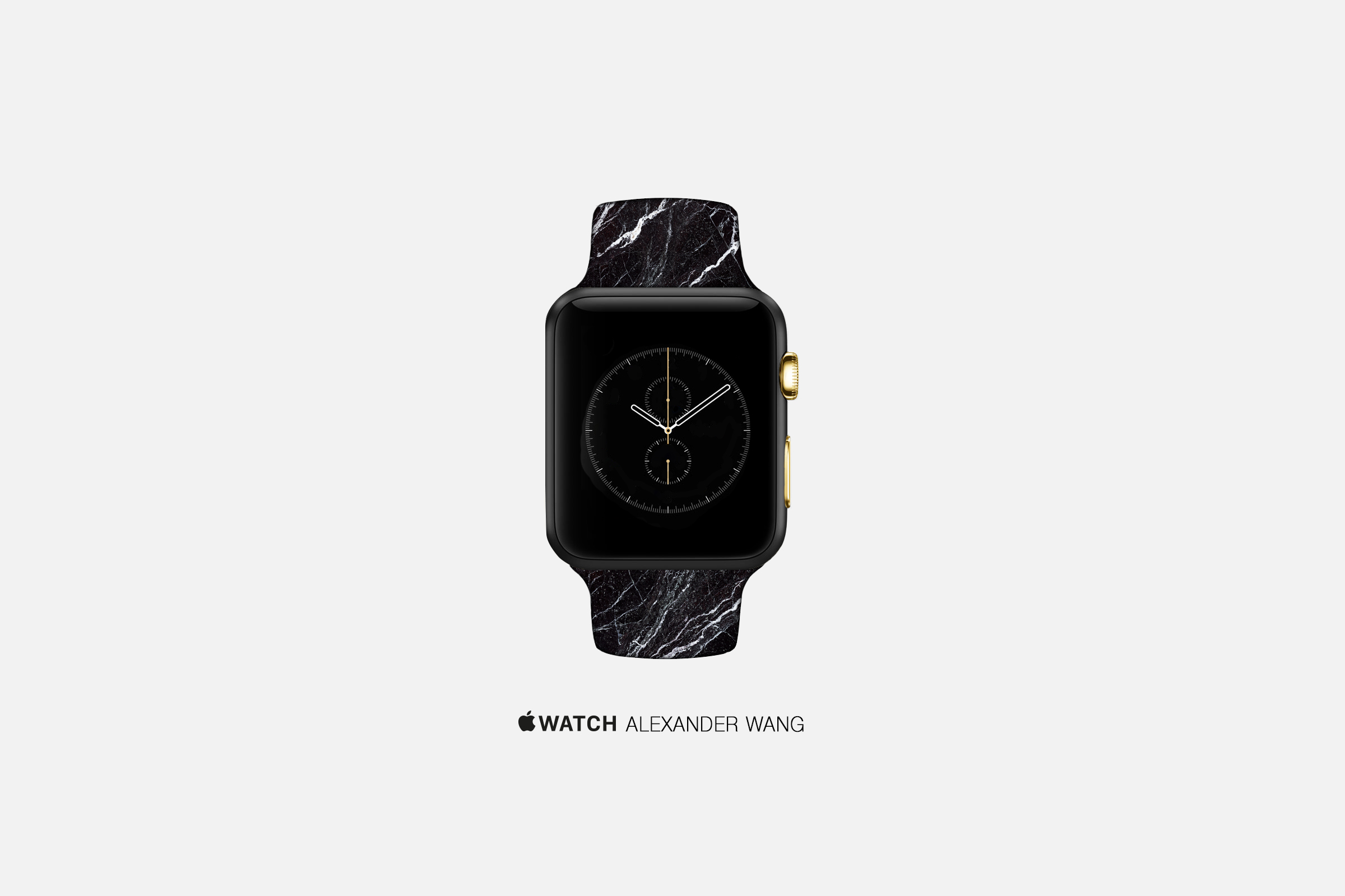 An artist's concept of an Apple Watch by Alexander Wang.