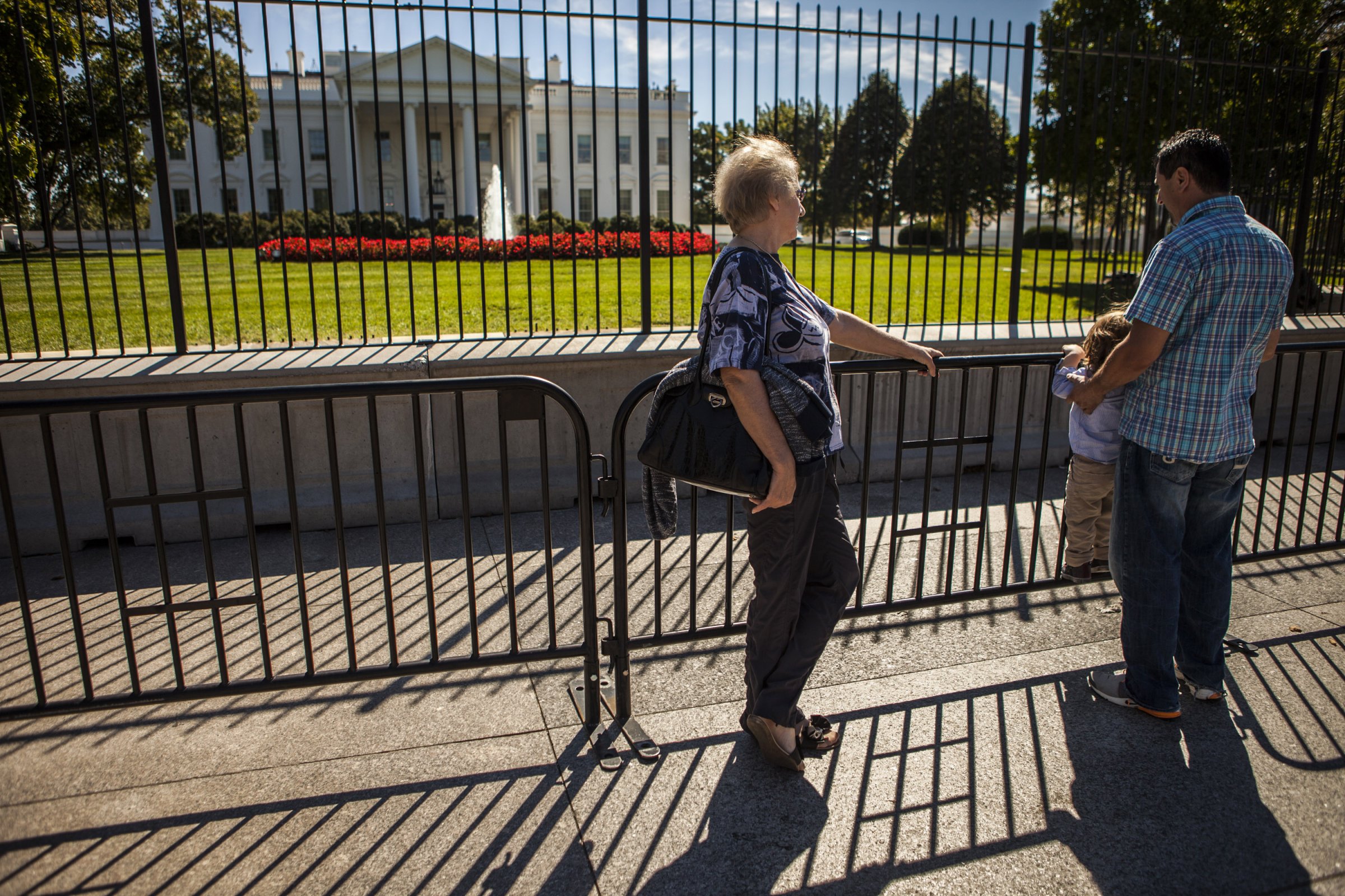 Security measures outside of White House