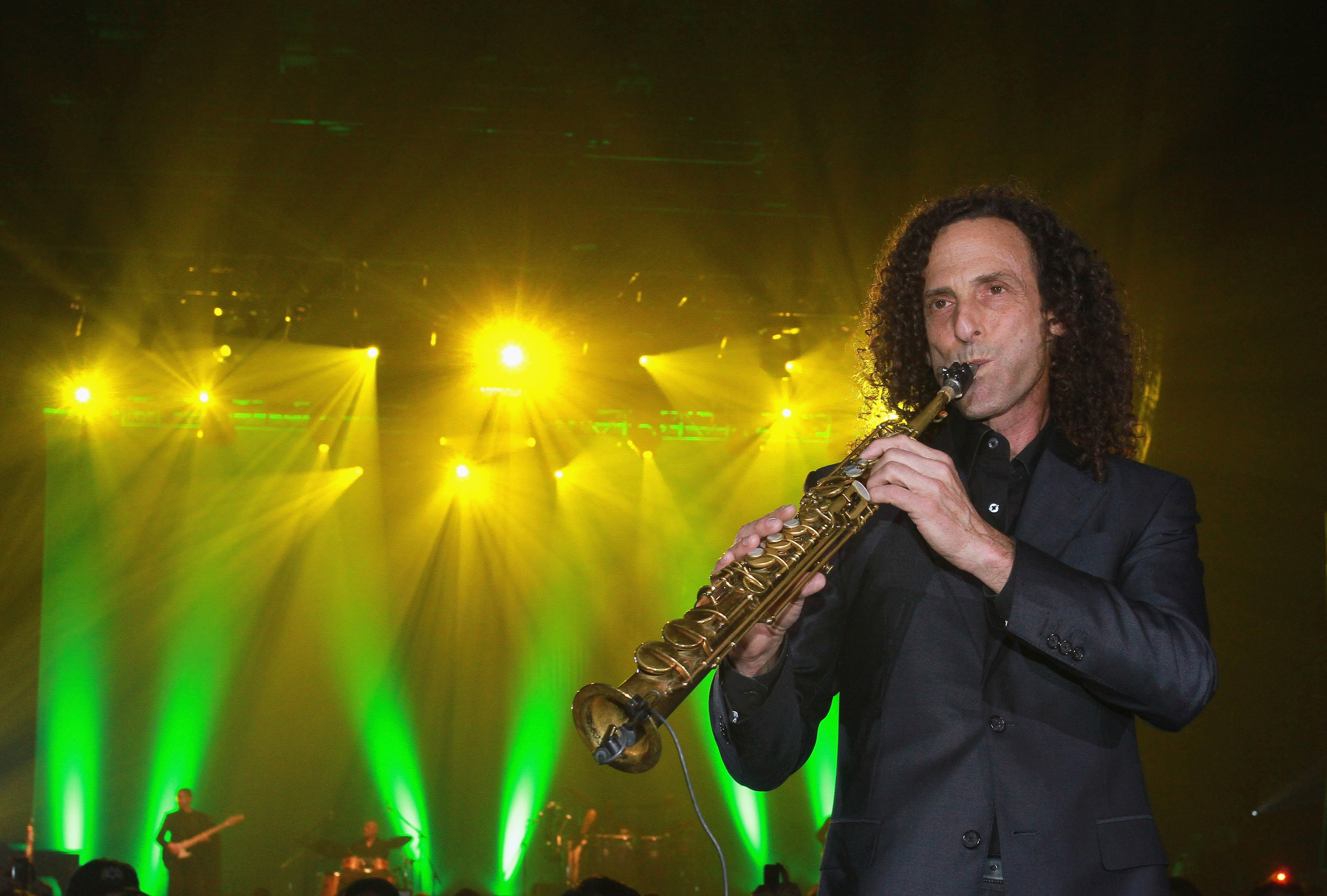 American musician Kenny G performs on stage during his concert at Hong Kong International Trade and Exhibition Centre on May 17, 2011 in Hong Kong. (ChinaFotoPress/Getty Images)
