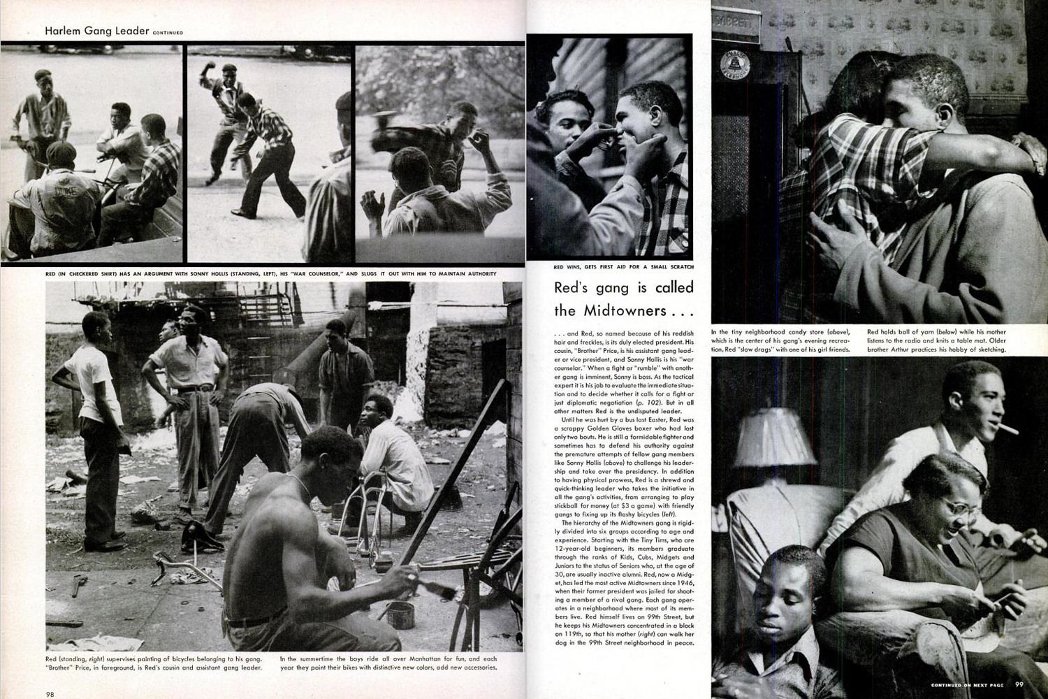 Harlem Gang Leader as published in LIFE Magazine, November 1, 1948.