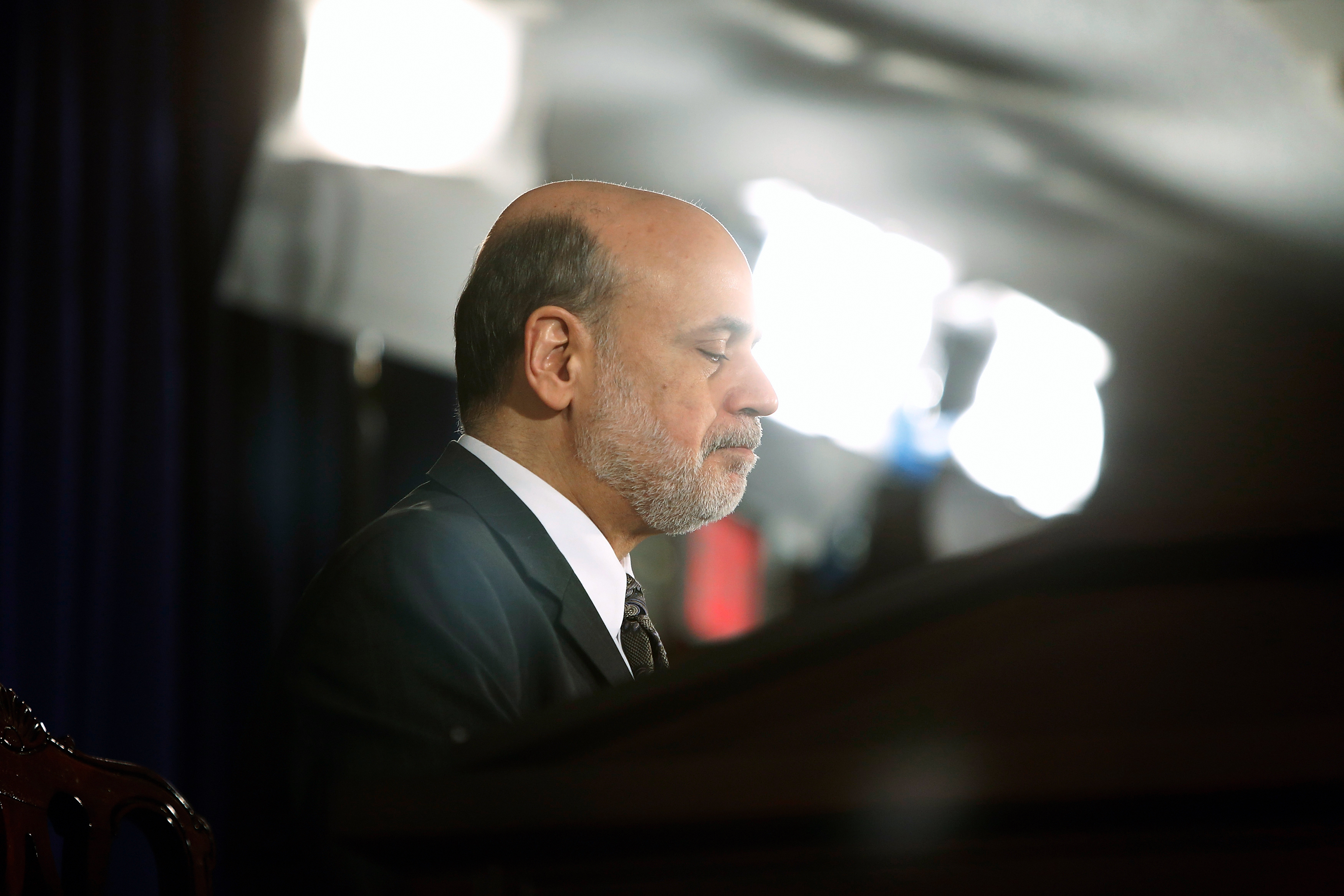 Former Federal Reserve chair Ben Bernanke. (Jonathan Ernst—Reuters)