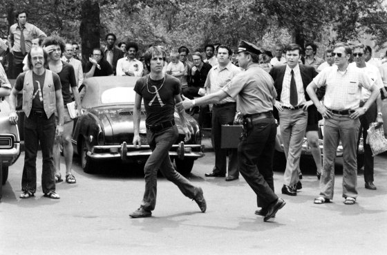 Gay rights protest, 1971.