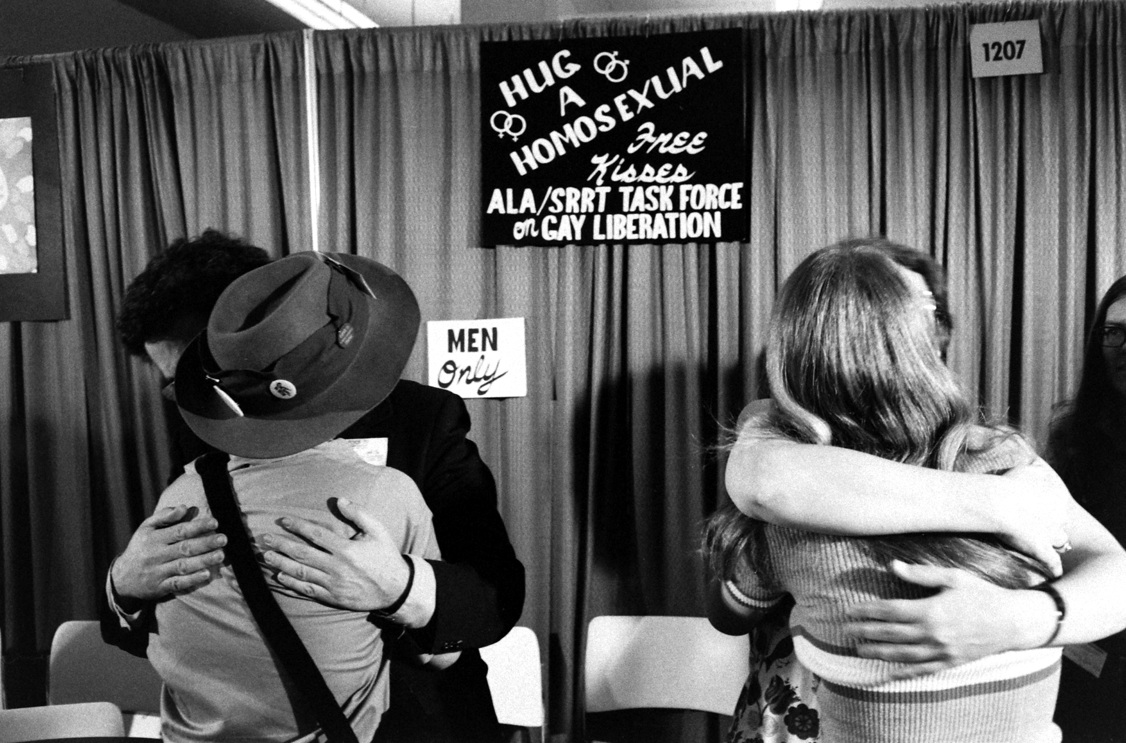 Gay rights event, 1971.
