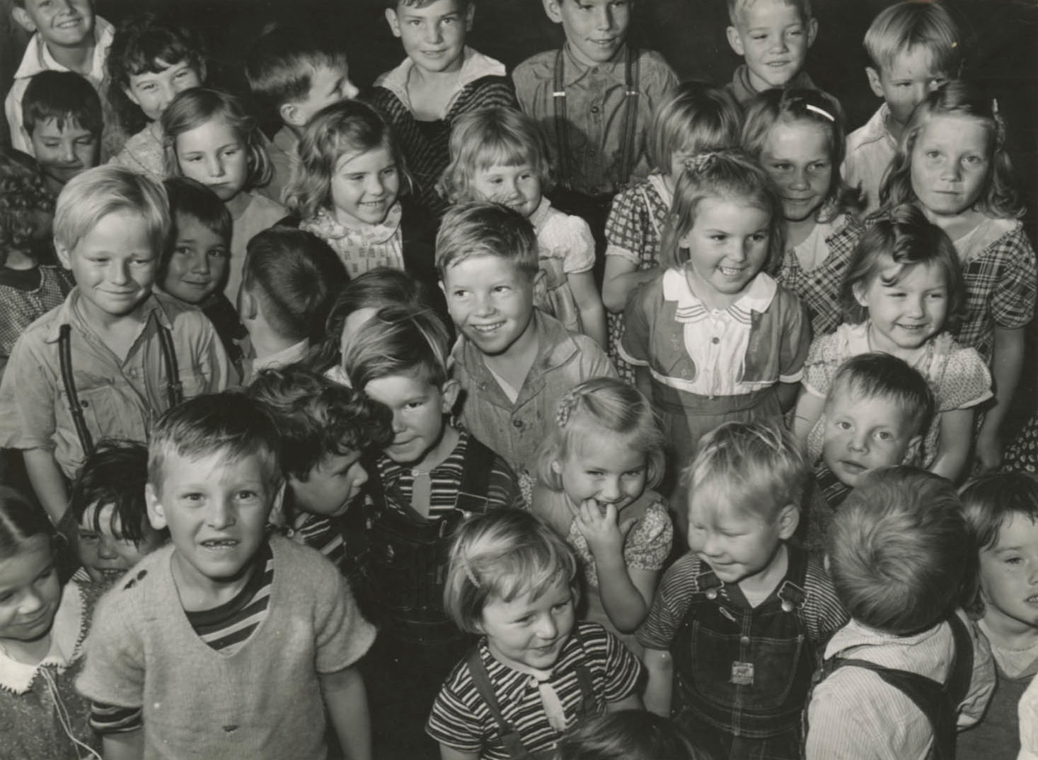 Children in Nursery, Tulare Migrant Camp, CA. 1940