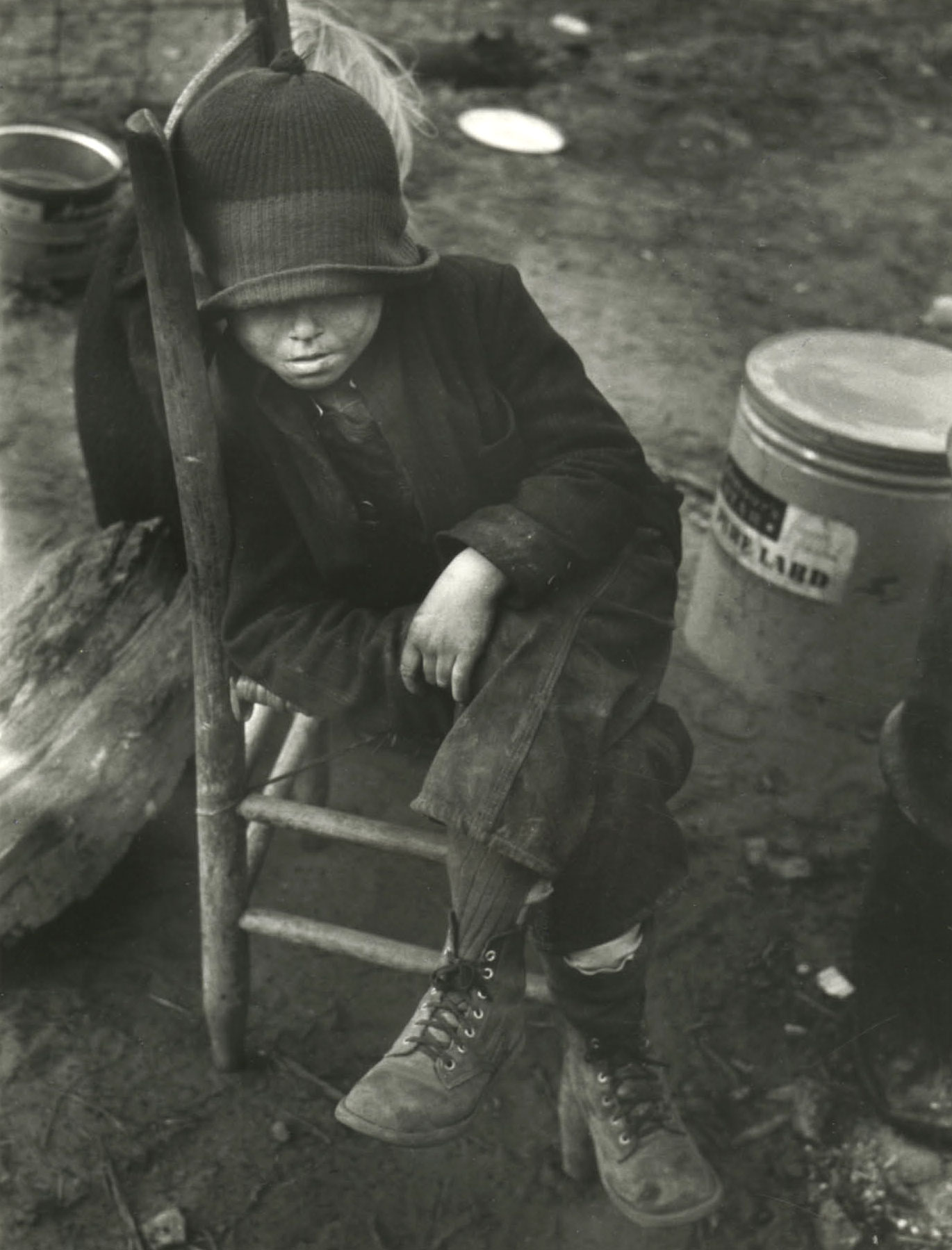 Evicted sharecropper boy, New Madrid County, Missouri
