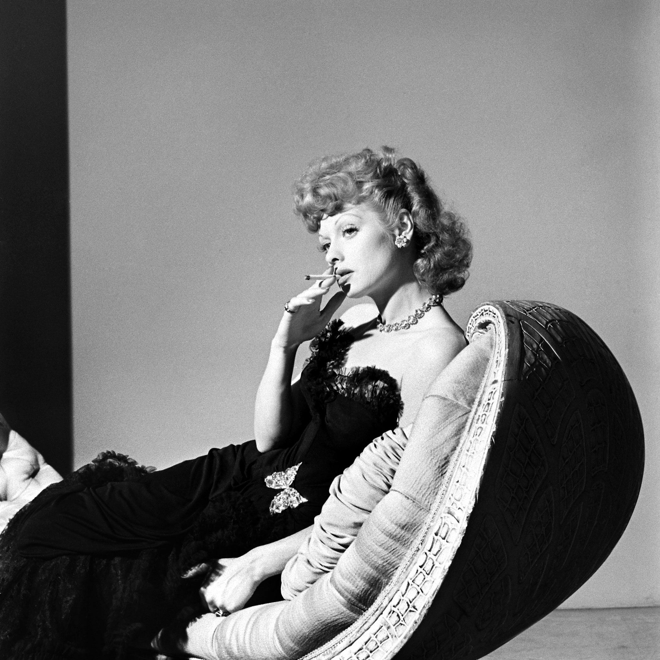 Lucille Ball, 1942. An outtake from John Florea's 1942 photo essay on Ball, which touted her as being on the brink of fame after a decade of kicking around Hollywood.