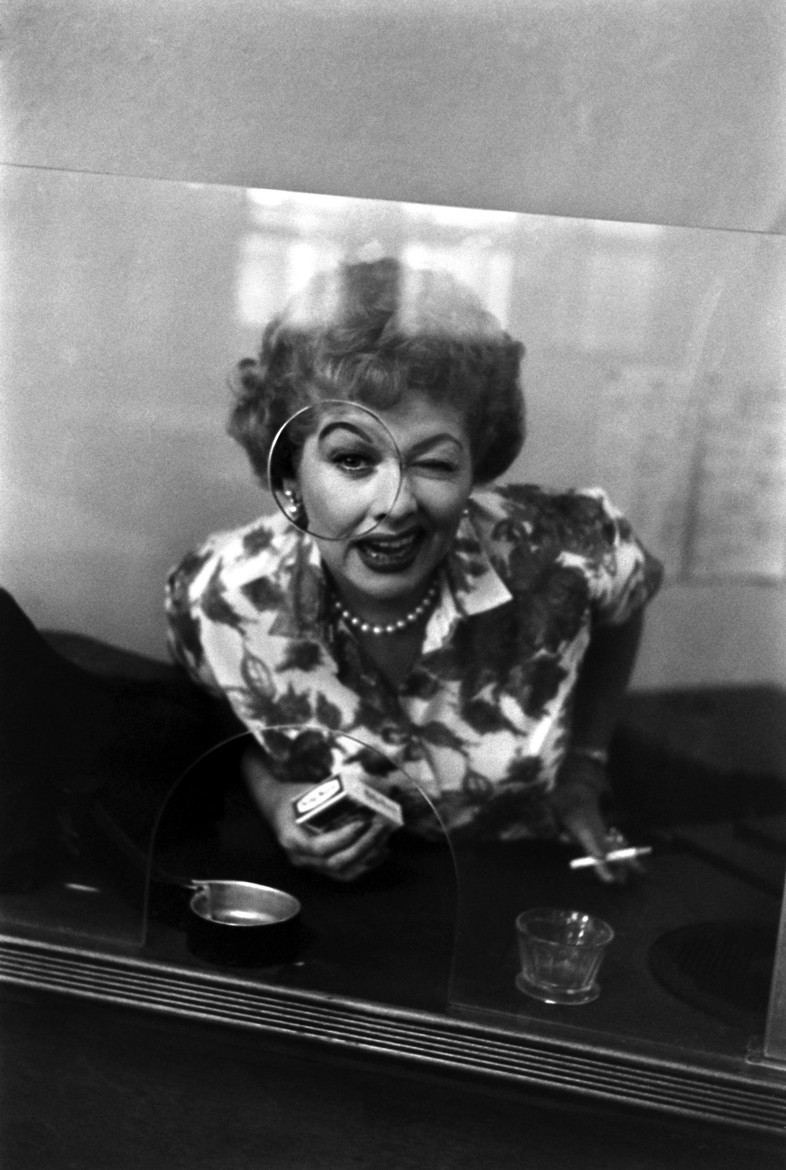 In 1958, on the set of The Lucy-Desi Comedy Hour — a collection of occasional, lavish specials that followed the adventures of the Ricardos and the Mertzes after I Love Lucy -- Lucille Ball does a comedy bit as a wisecracking clerk.
