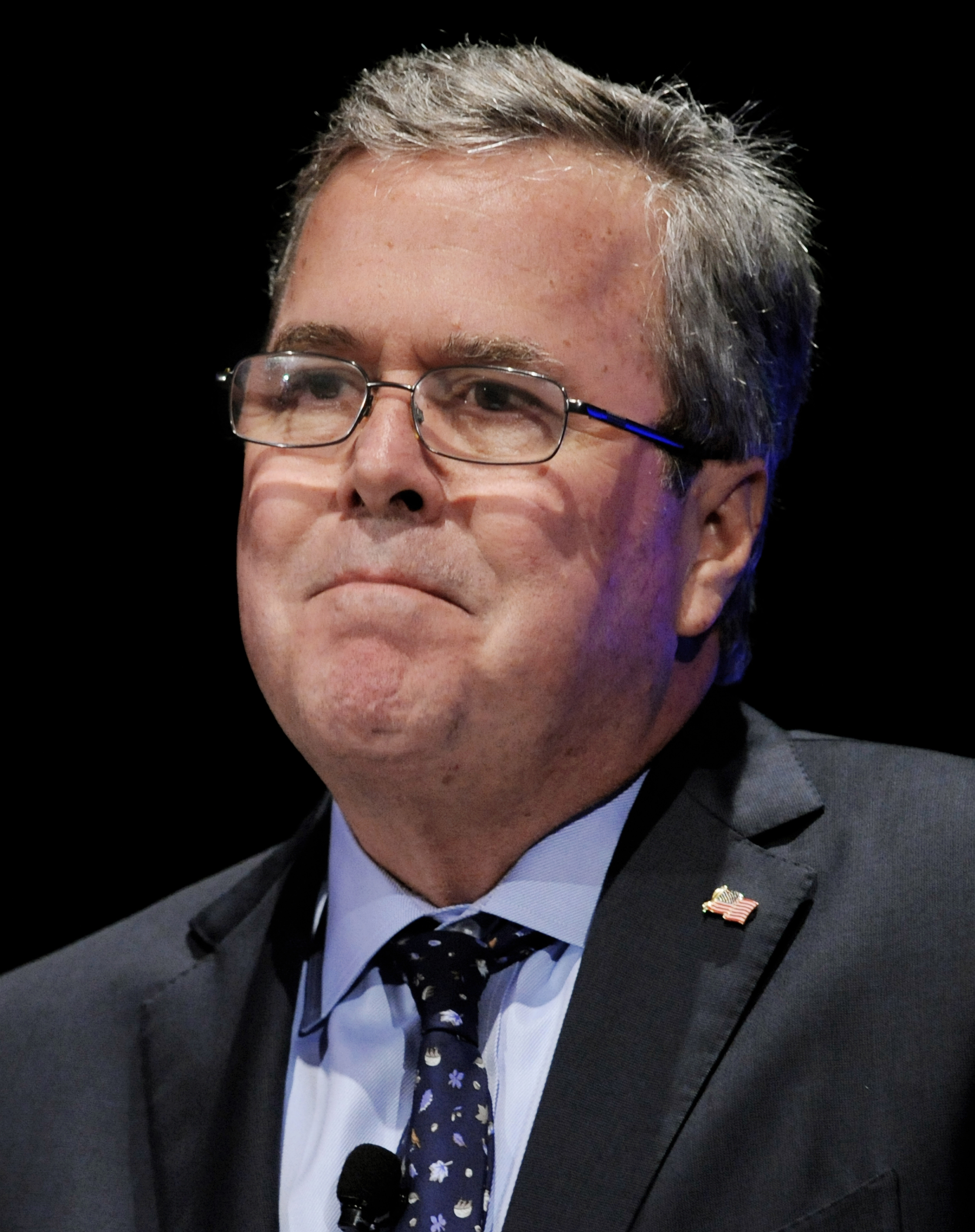 Jeb Bush, former governor of Florida, speaks at the World Business Forum in New York, U.S., on Oct. 1, 2013. (Peter Foley—Bloomberg/Getty Images)