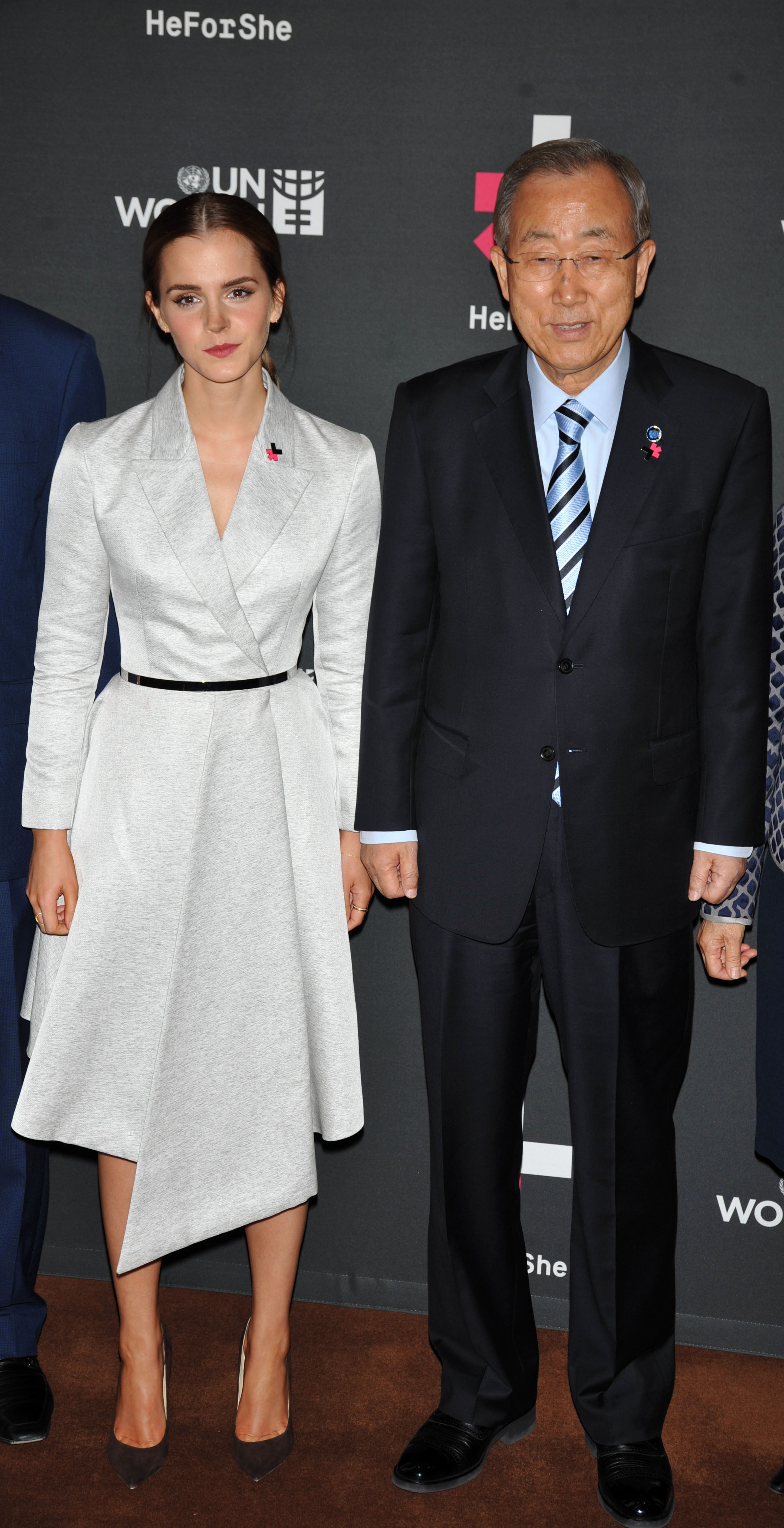 Emma Watson, Ban Ki-Moon attends the launch of the HeForShe Campaign at the United Nations on September 20, 2014 in New York City.  (Steve Sands--WireImage) (Steve Sands&mdash;WireImage)