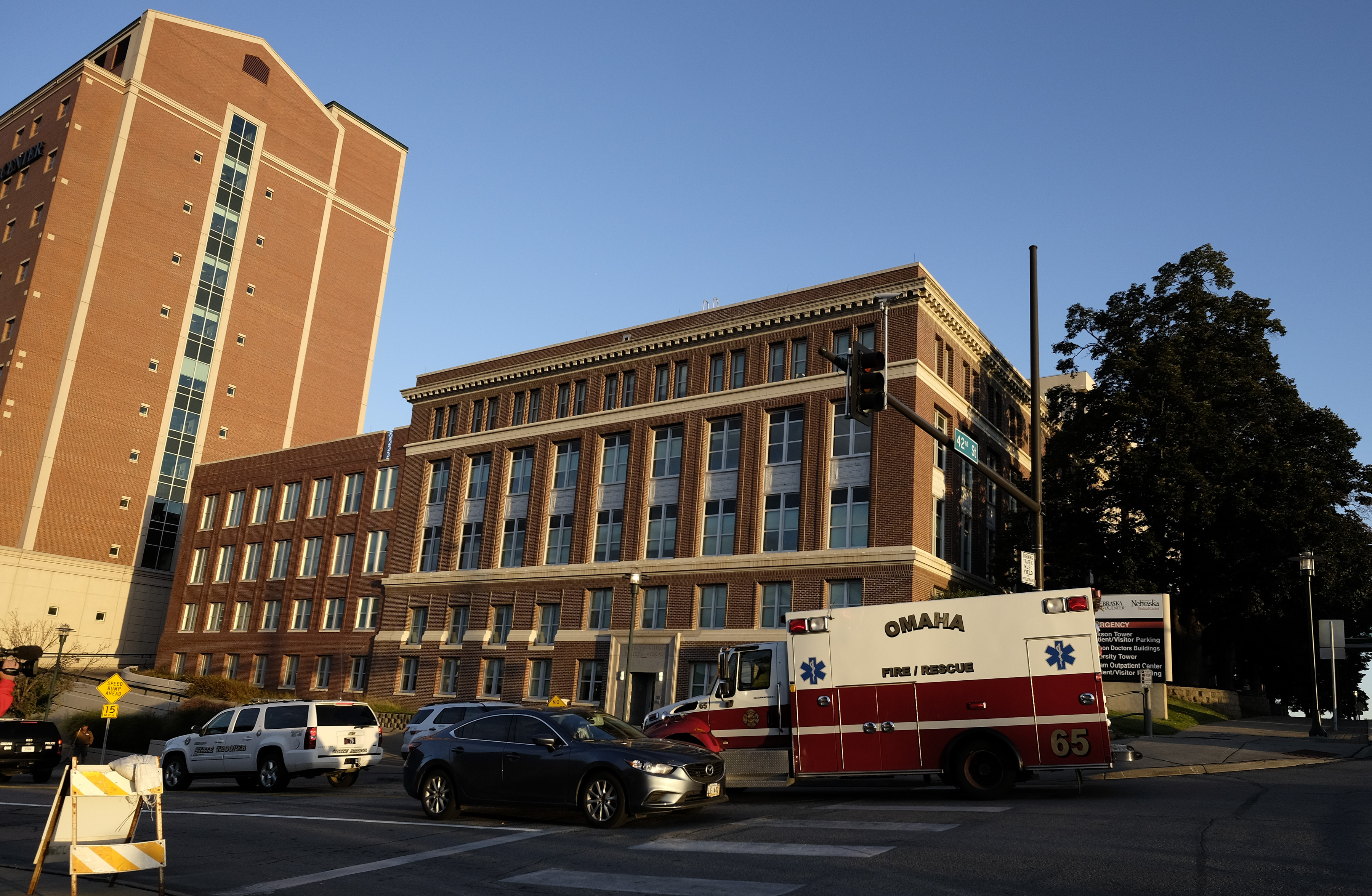 Nebraska Medical Center on Oct. 6, 2014 in Omaha, Nebraska. (Eric Francis—Getty Images)