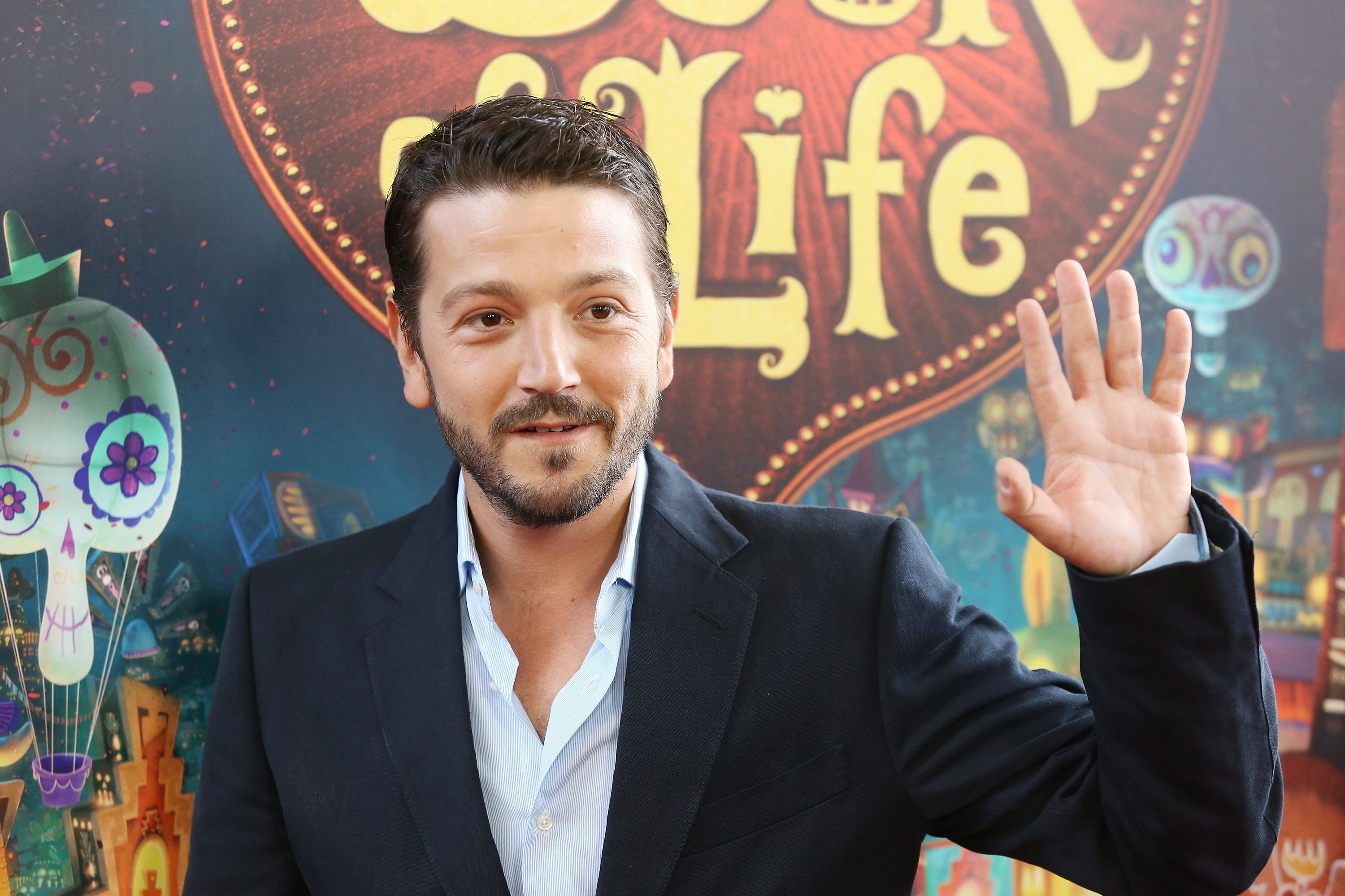 Diego Luna arrives at the Los Angeles premiere of "Book Of Life" held at Regal Cinemas L.A. Live on October 12, 2014 in Los Angeles, California. (Michael Tran&mdash;FilmMagic /  Getty Images)