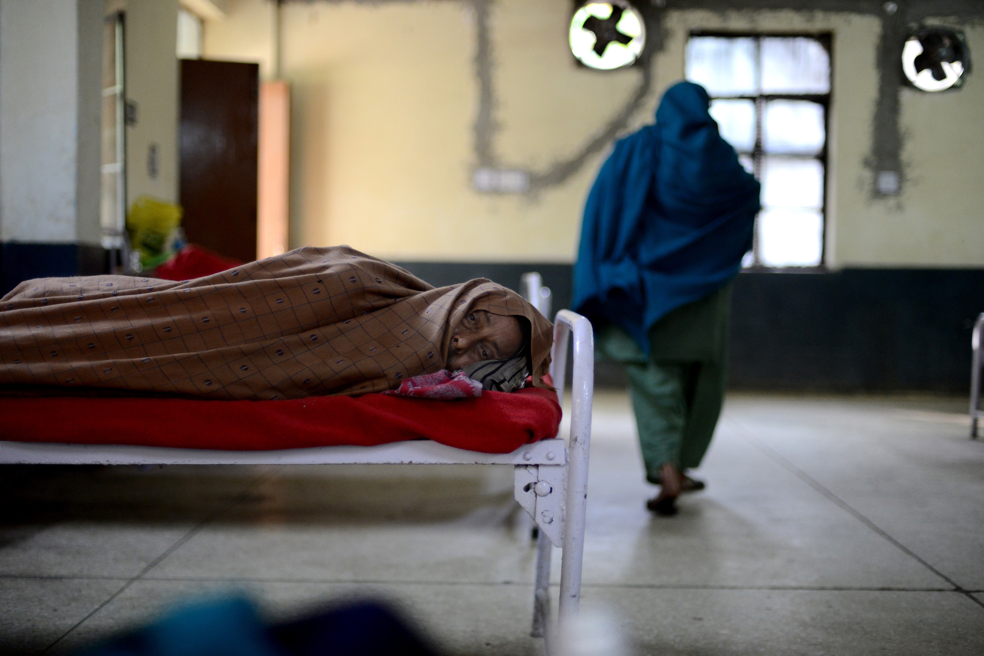 An Indian tuberculosis patient rests at the Rajan Babu Tuberculosis Hospital in New Delhi on March 24, 2014. (AFP&amp;mdash;AFP/Getty Images)