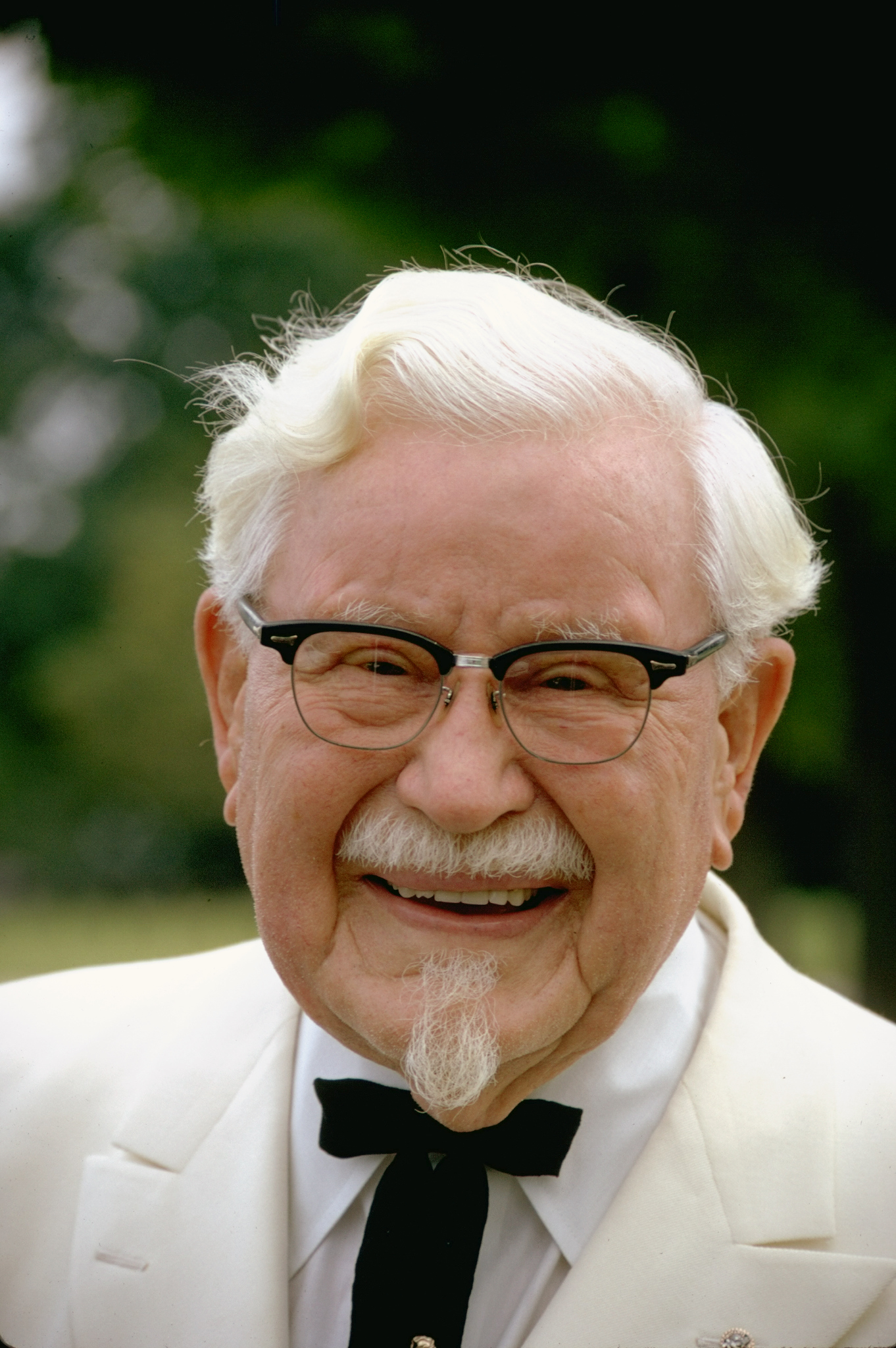 Col Harland Sanders founder of Kentucky Fried Chicken