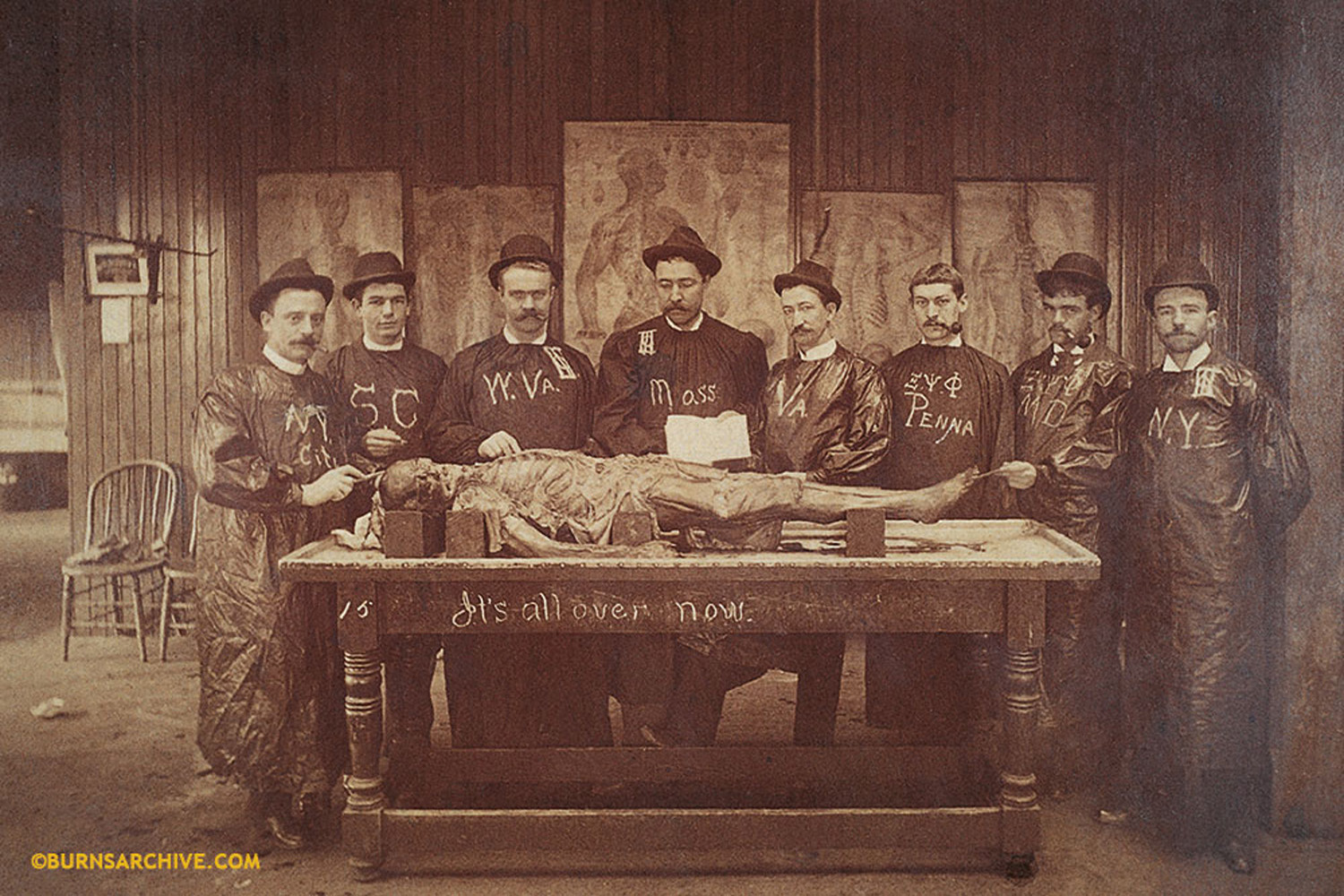 “It’s All Over Now”
                              Dissection Class
                              University of Maryland School of Medicine, circa 1915