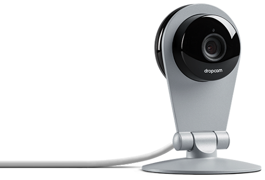 The $149 Dropcam streams live security footage to the web, accessible for free via mobile apps and computers. (Dropcam)