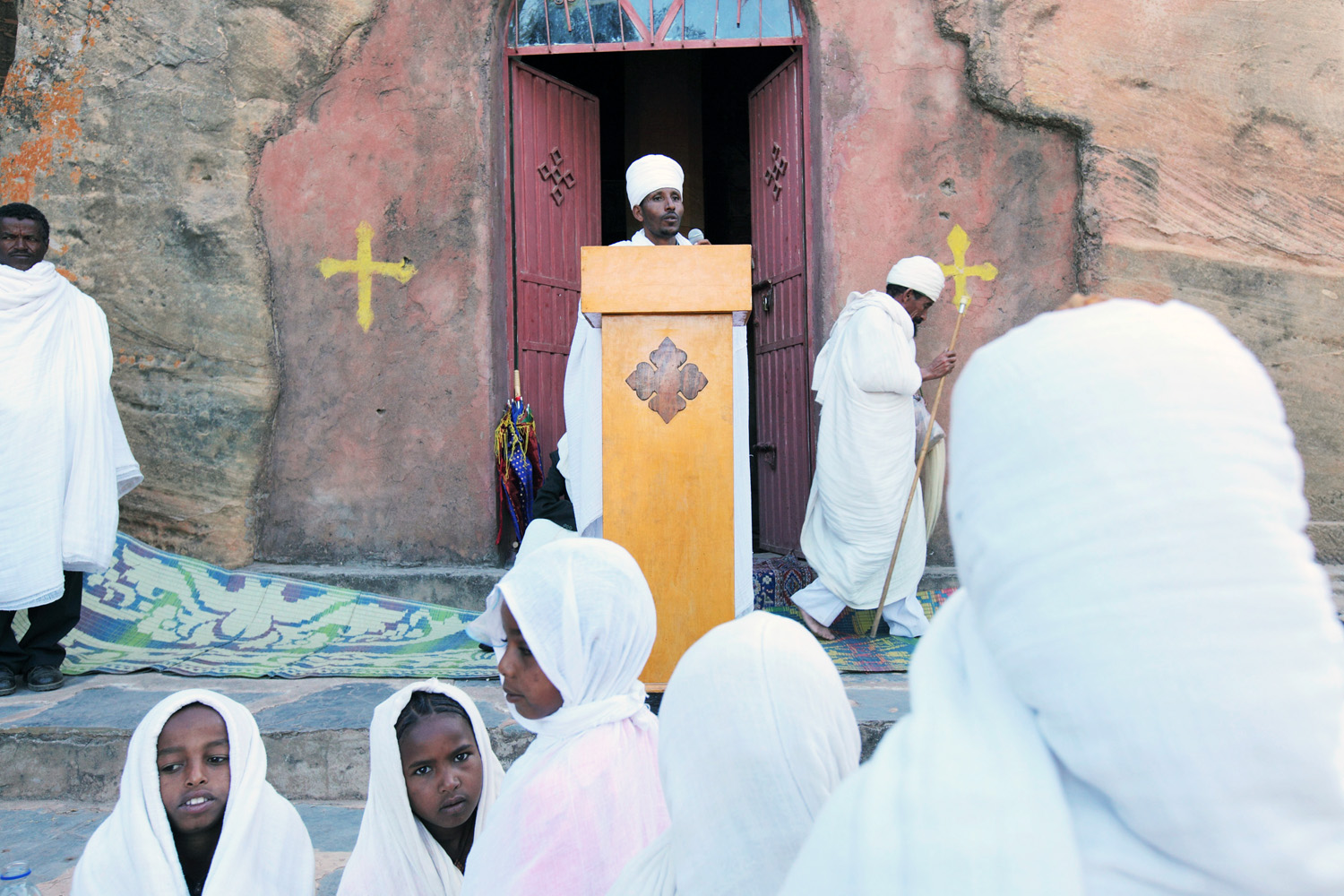 Christmas ceremony in Tigray, Ethiopia in 2011.