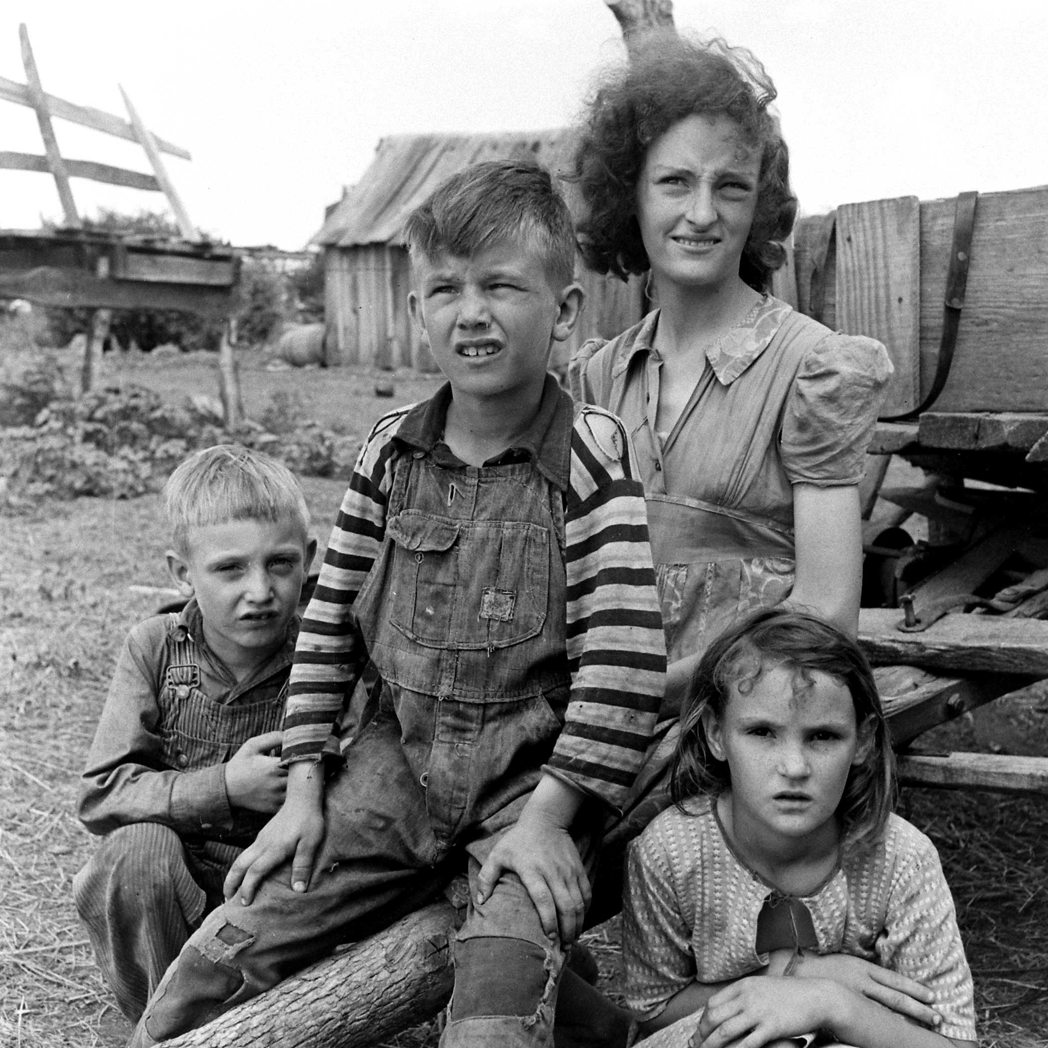 Oklahoma farming family, 1942.