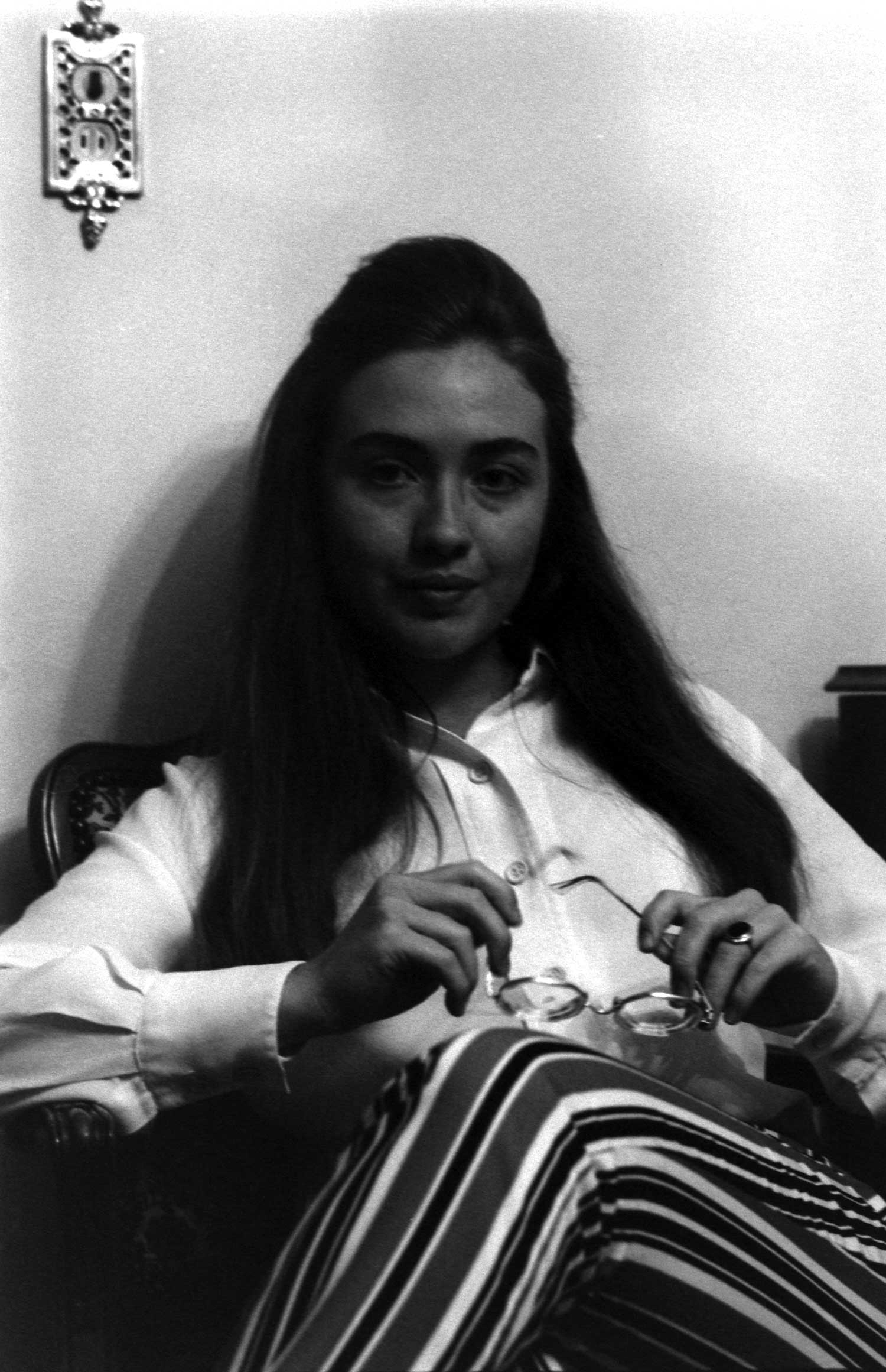 Hillary Rodham (later Hillary Rodham Clinton), Park Ridge, Illinois, June 1969.