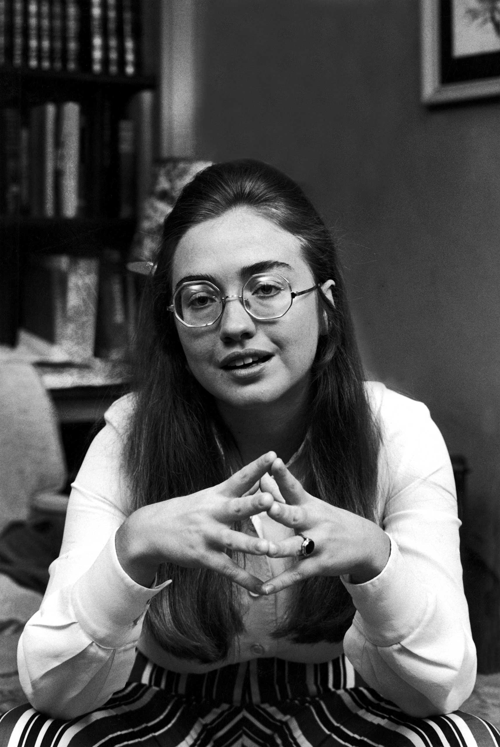 Hillary Rodham (later Hillary Rodham Clinton), Park Ridge, Illinois, June 1969. This image appeared in the June 20, 1969, issue of LIFE.