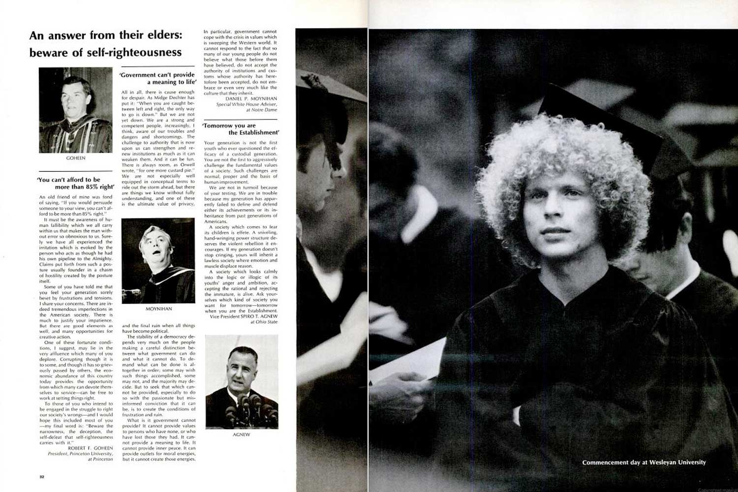 LIFE magazine, June 20, 1969, "Class of '69" page spreads. (Best viewed using "Full Screen" option, at right.)