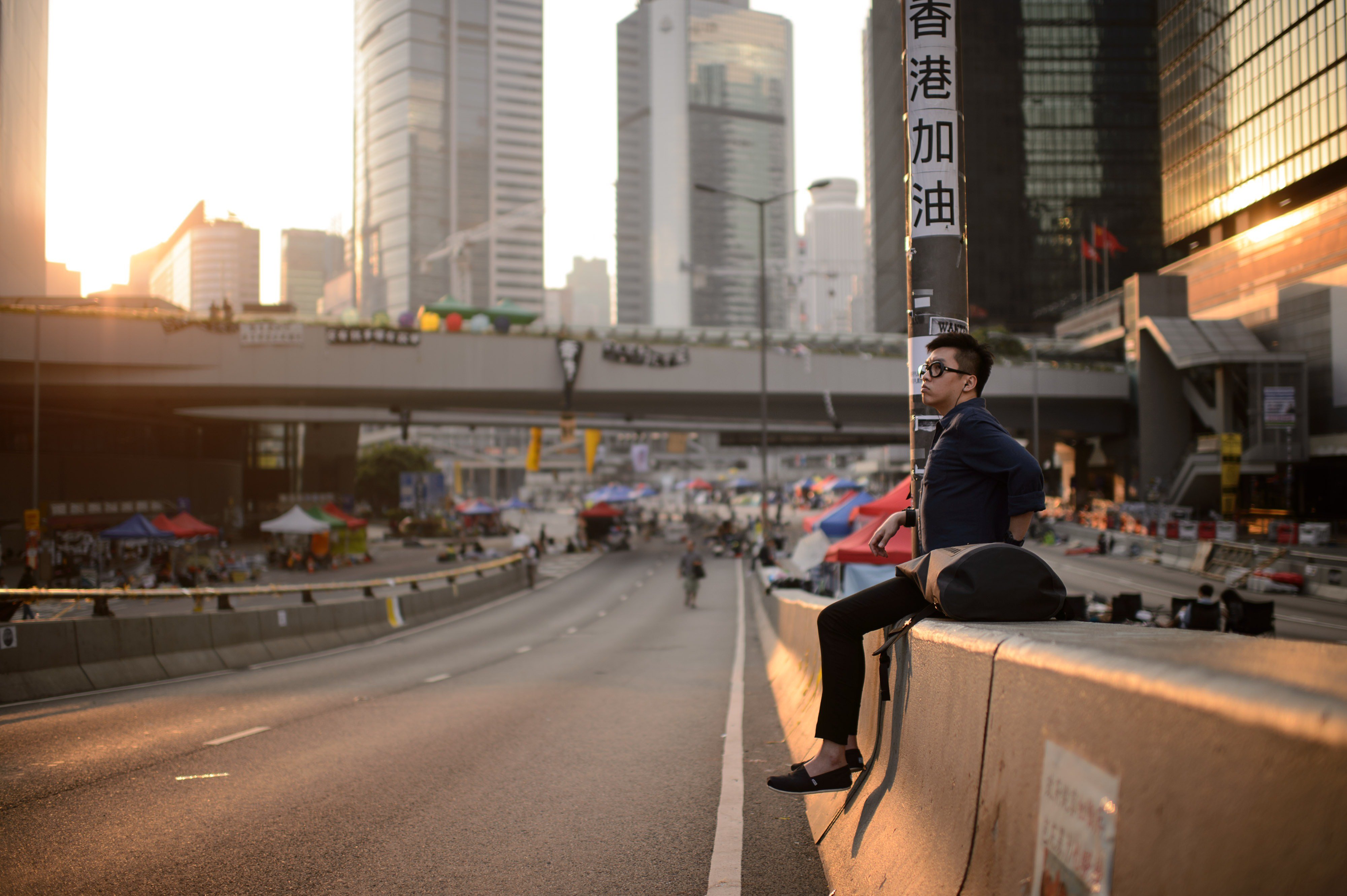 Hong Kong Protests Calm