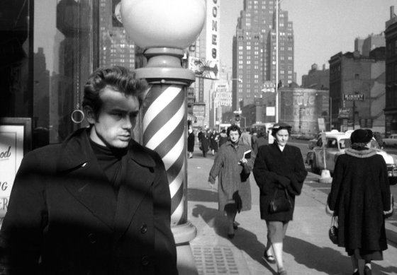 James Dean, New York City, 1955.