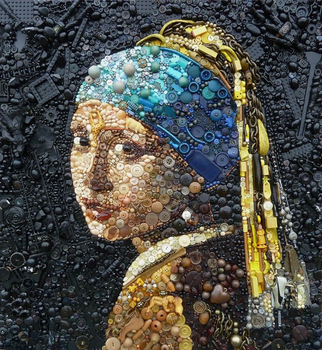 Girl with a Pearl Earring, after Vermeer