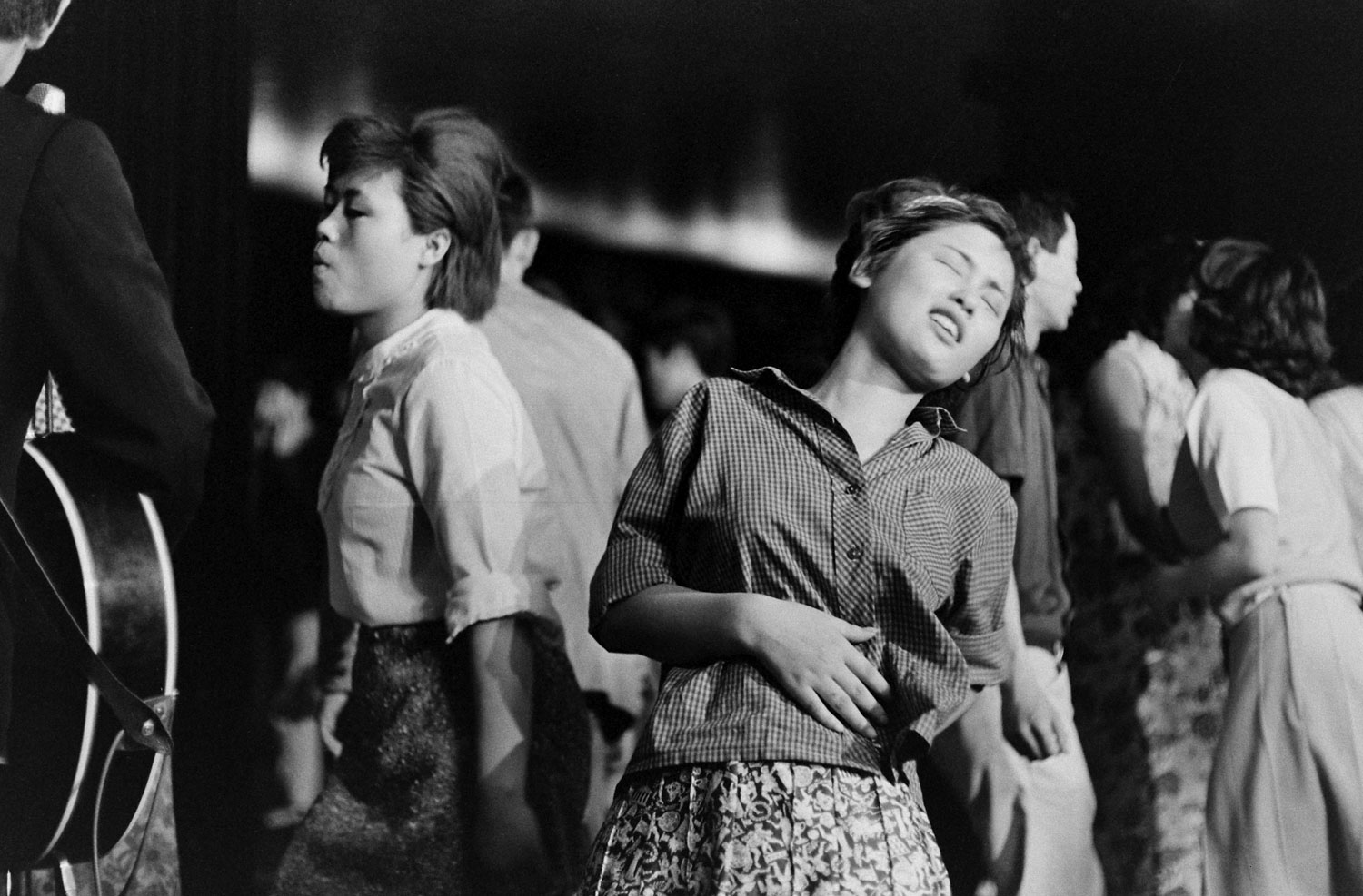 Dancing to the "Tokyo Beatles," 1964.