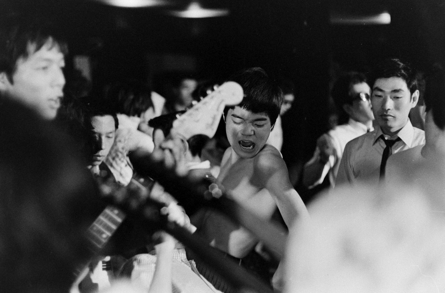 Rocking out with the "Tokyo Beatles," 1964.