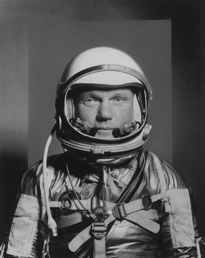 John Glenn, Project Mercury astronaut, 1959.
